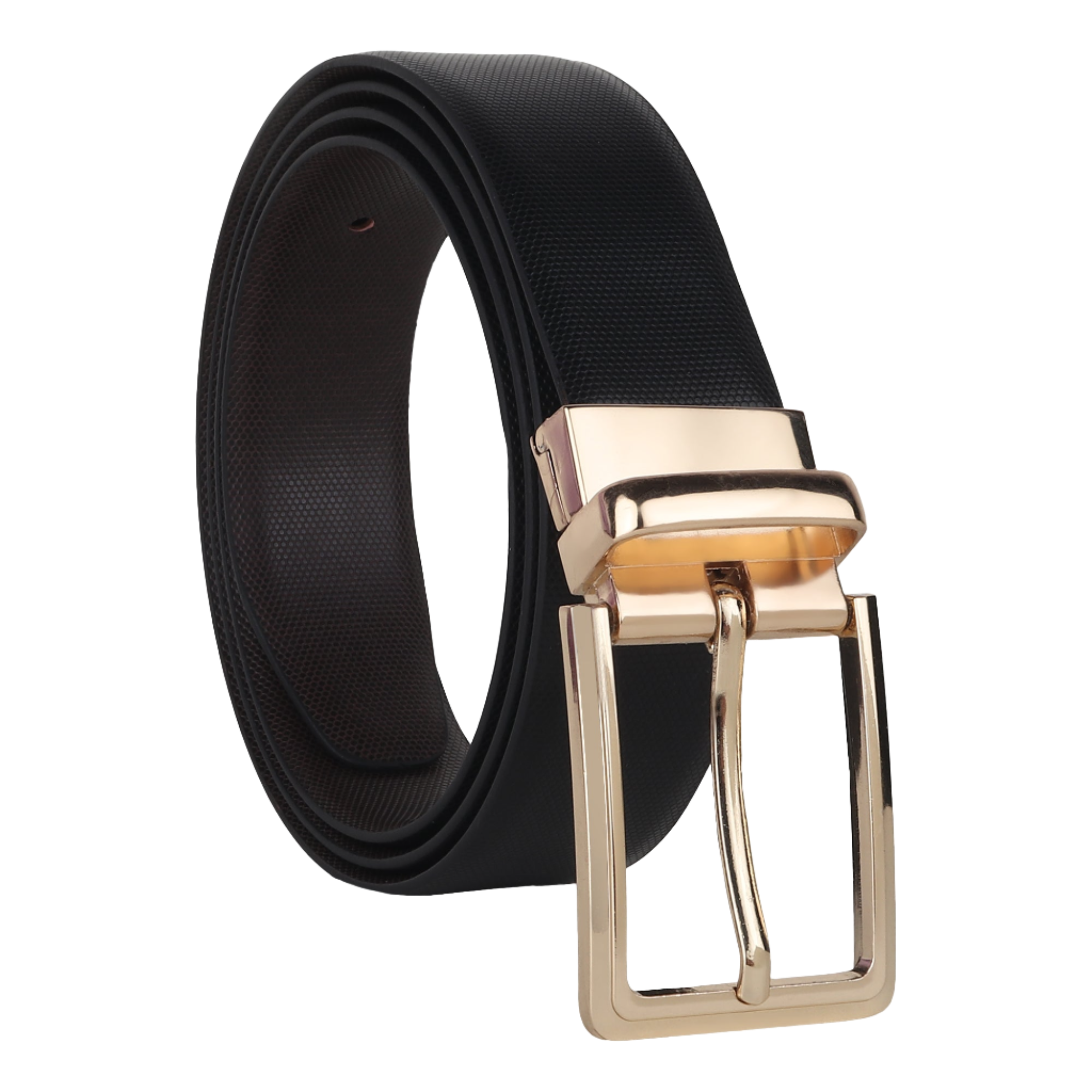 USL Men's Reversible Faux Leather Belt