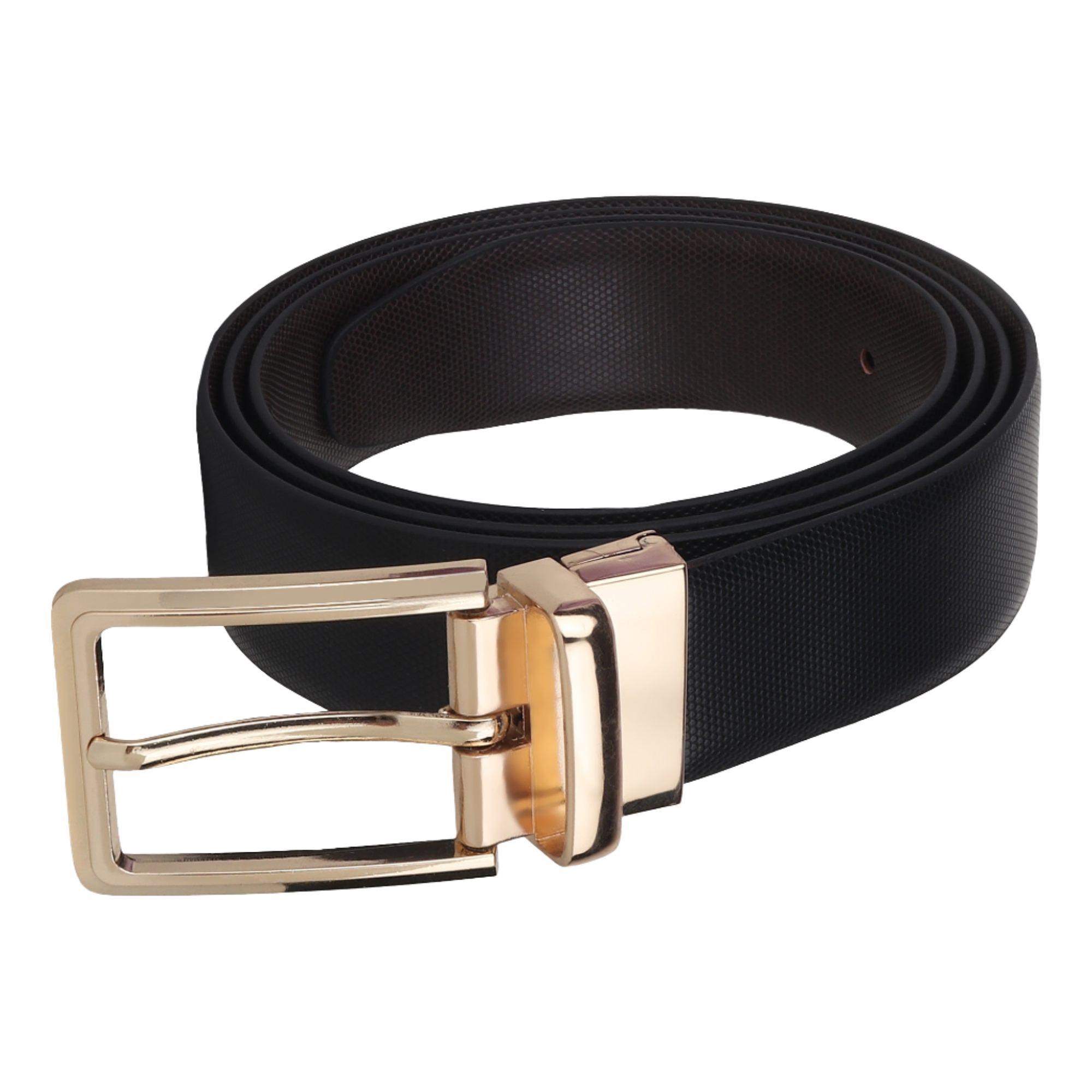 USL Men's Reversible Faux Leather Belt