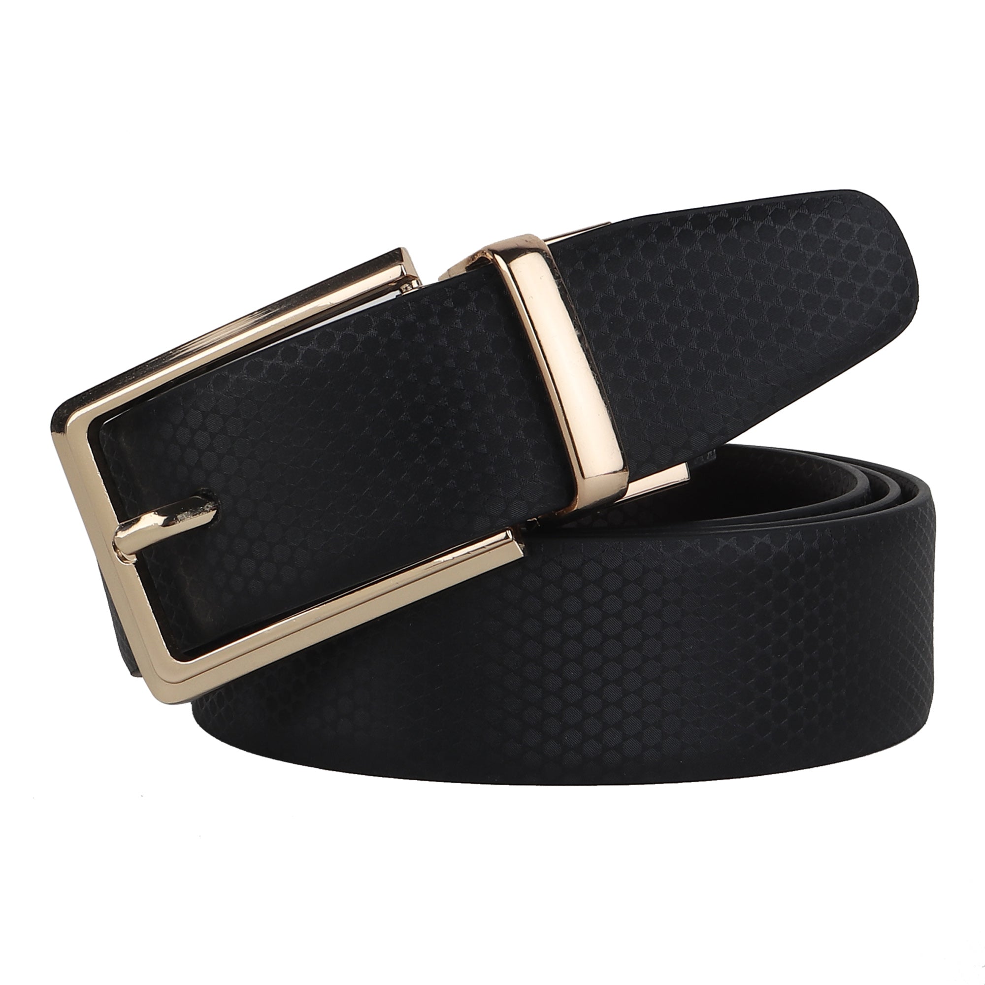 USL Men's Reversible Faux Leather Belt