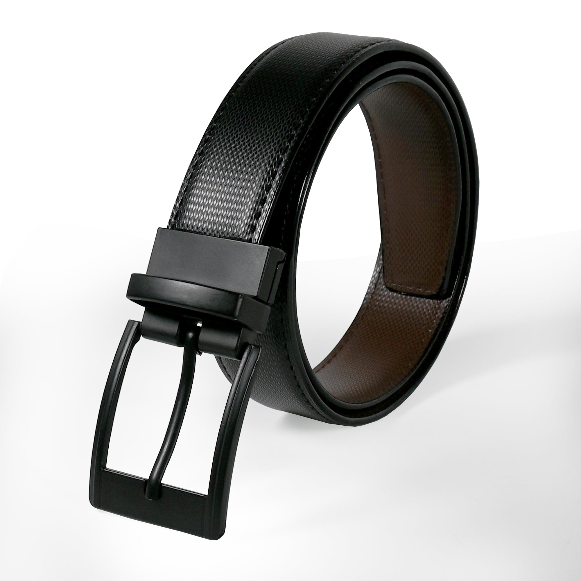 USL Men's Reversible Pu-Leather Formal & Casual Belt