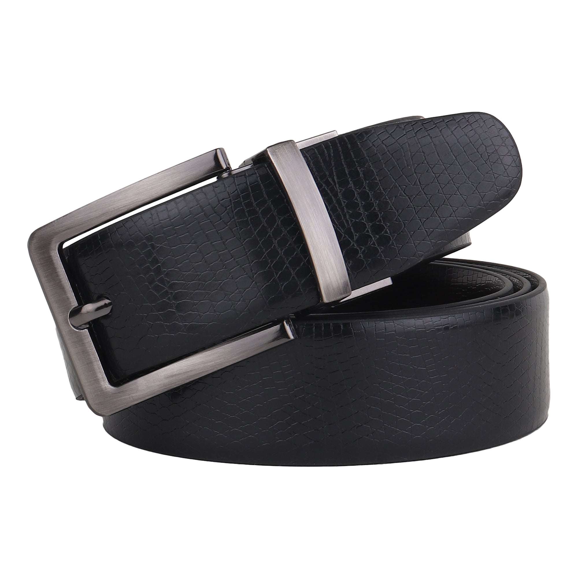 USL Men's Reversible PU Leather Belt