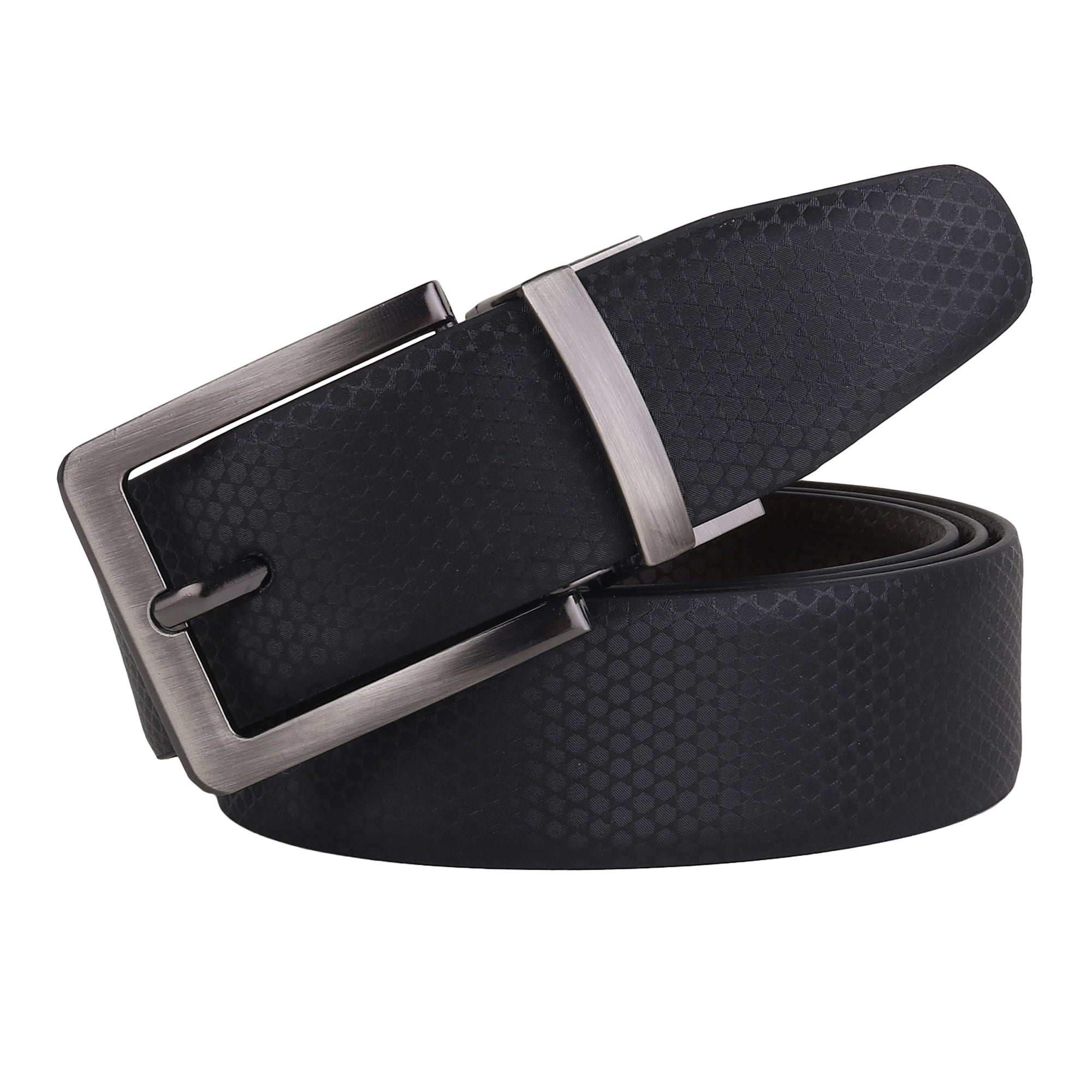 USL Men's Reversible PU Leather Belt