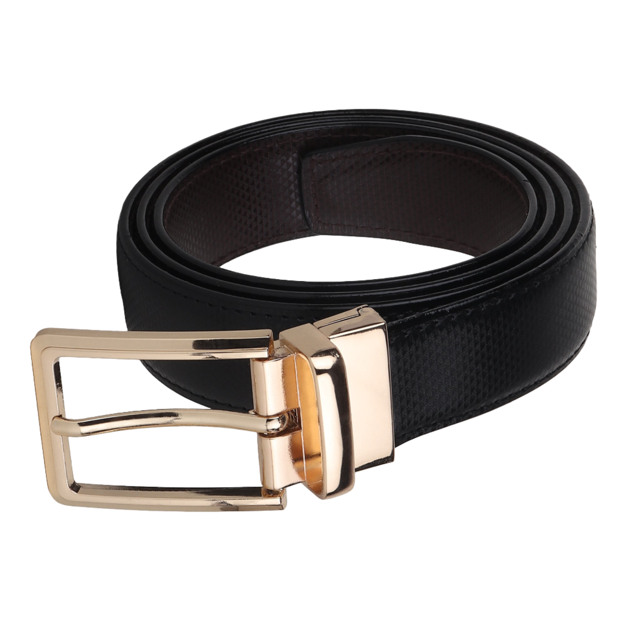 USL Reversible PU-Leather Formal Black/Brown Belt For Men (Color-Black/Brown) belt for men, formal belt, gift for gents, Gents belt, mens belt.