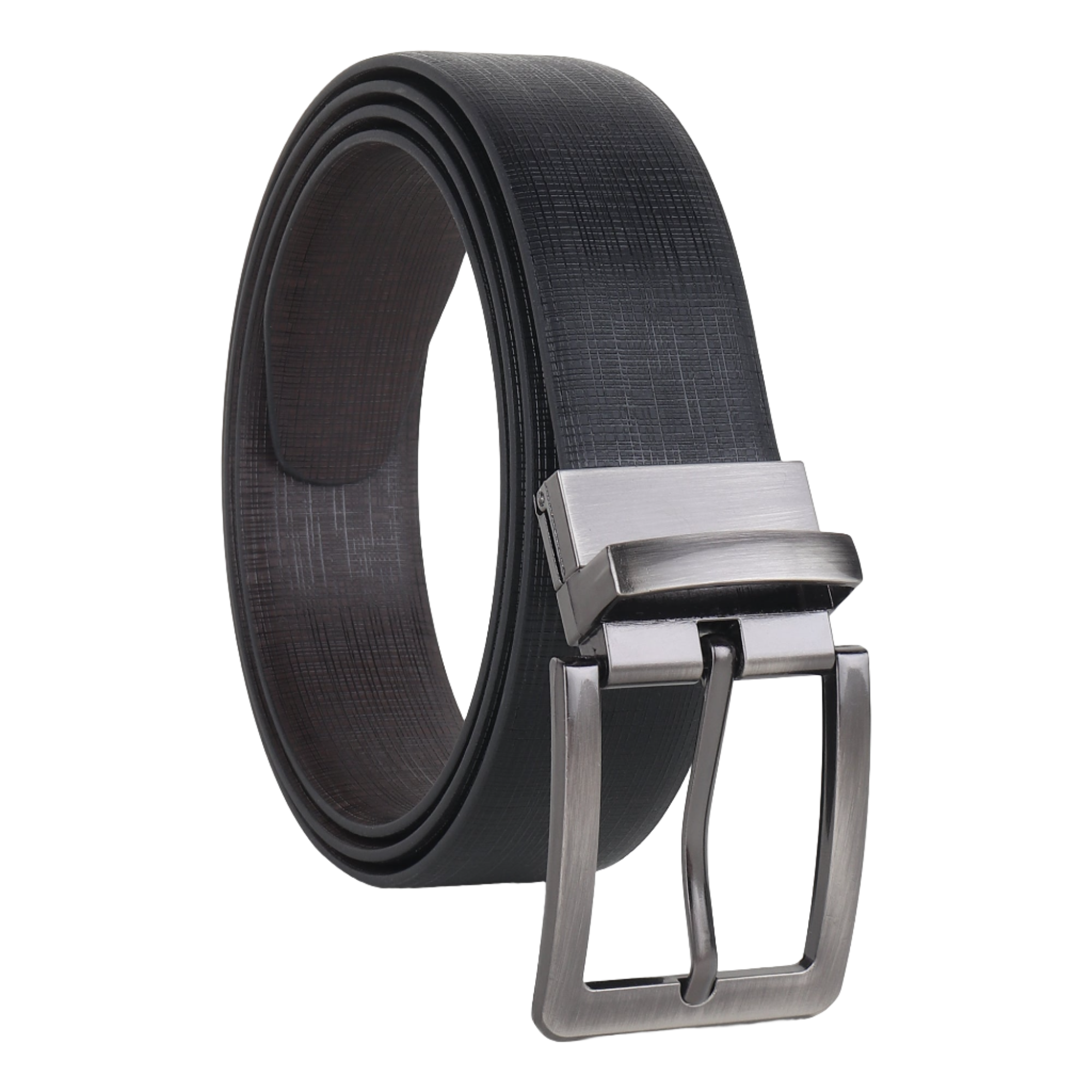 USL Men's Reversible PU Leather Belt