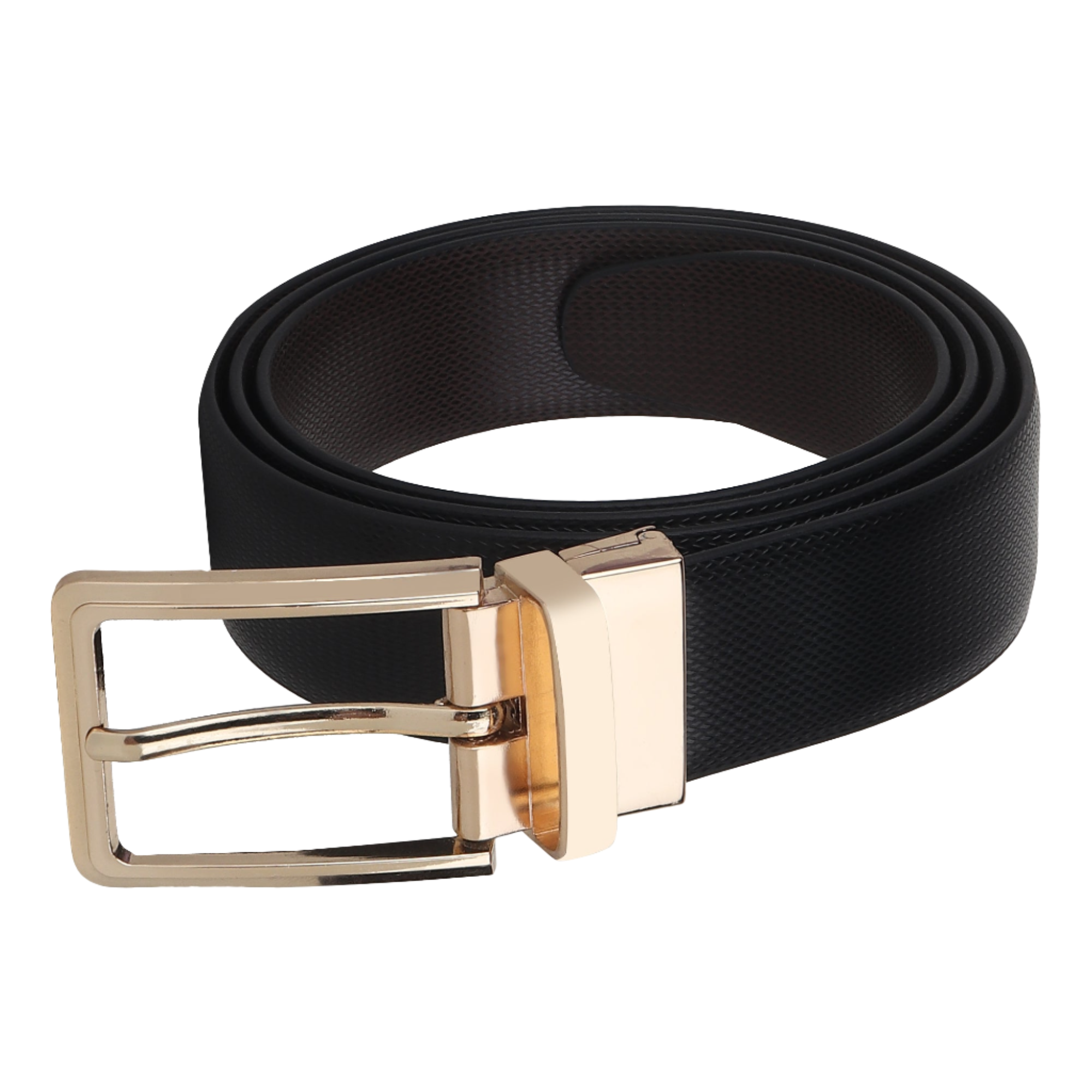 USL Men's Reversible Faux Leather Belt