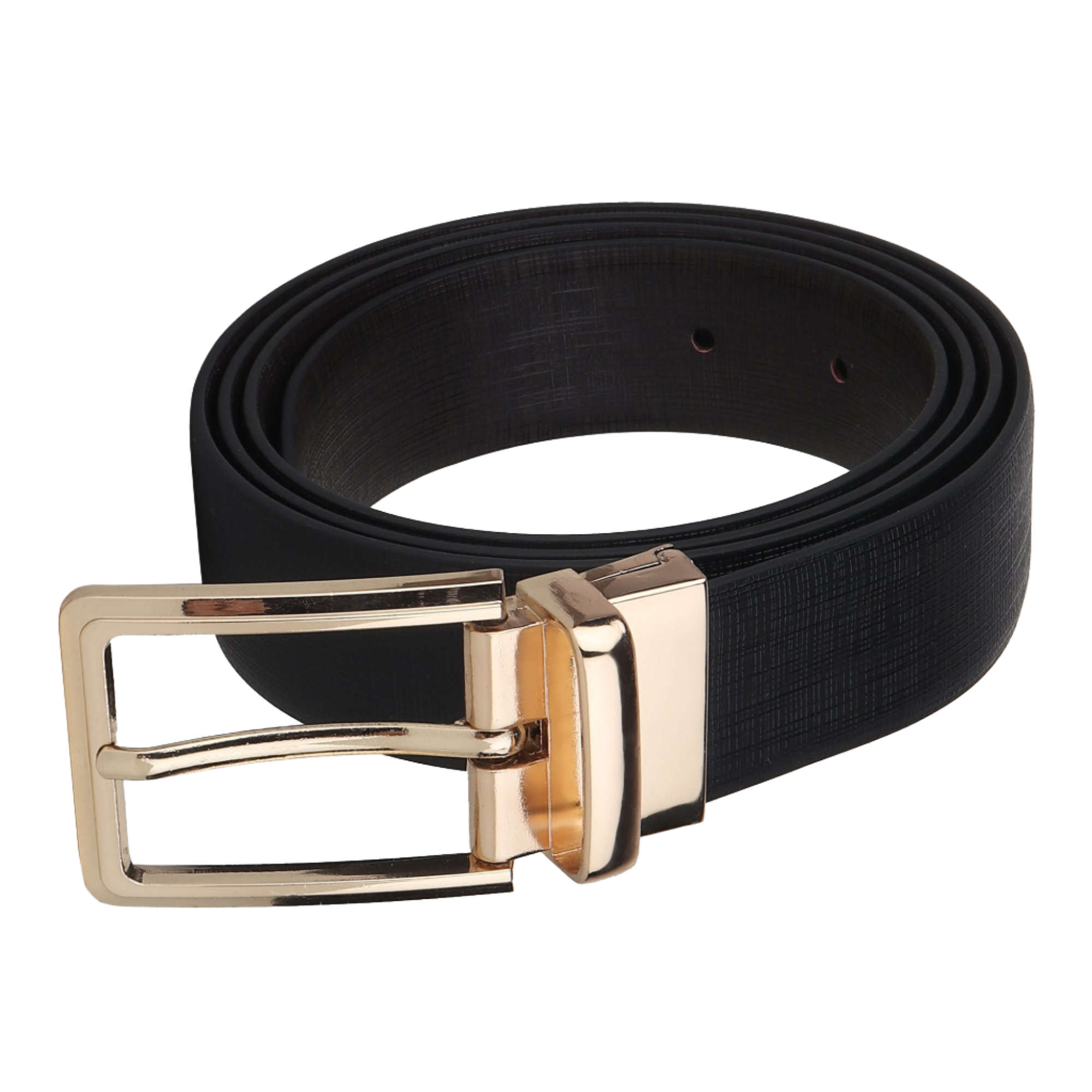 USL Men's Reversible Faux Leather Belt