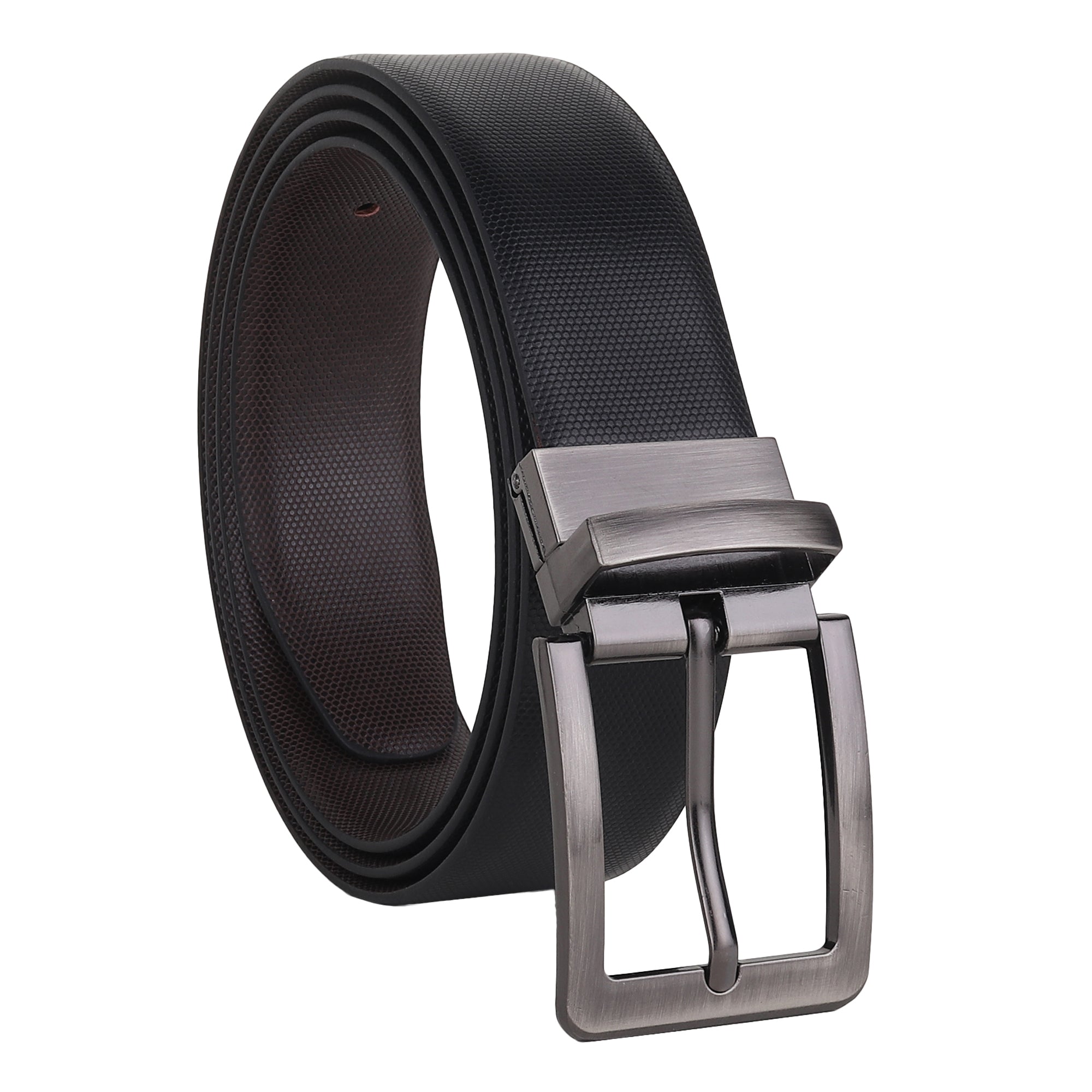 USL Men's Reversible PU Leather Belt