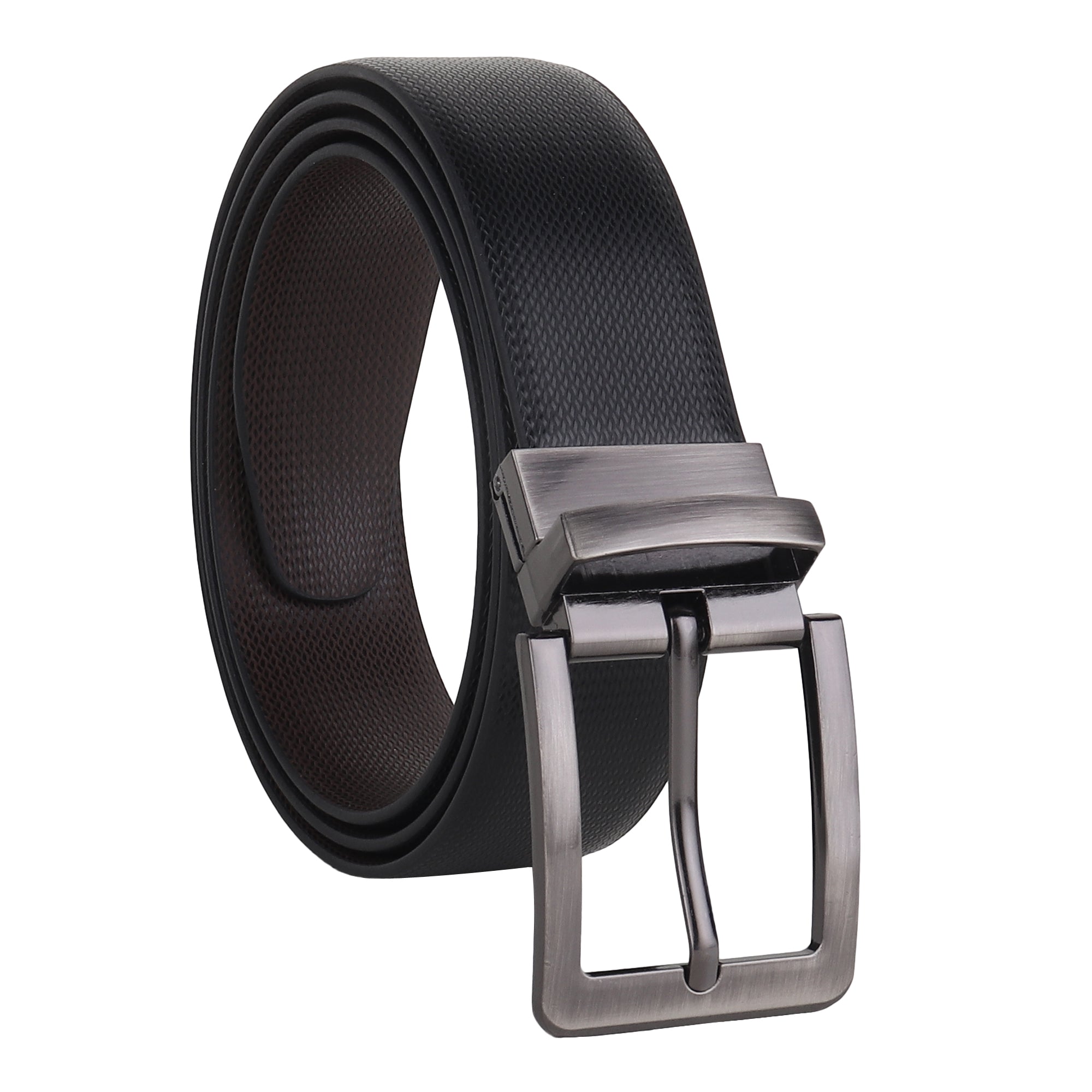 USL Men's Reversible PU Leather Belt