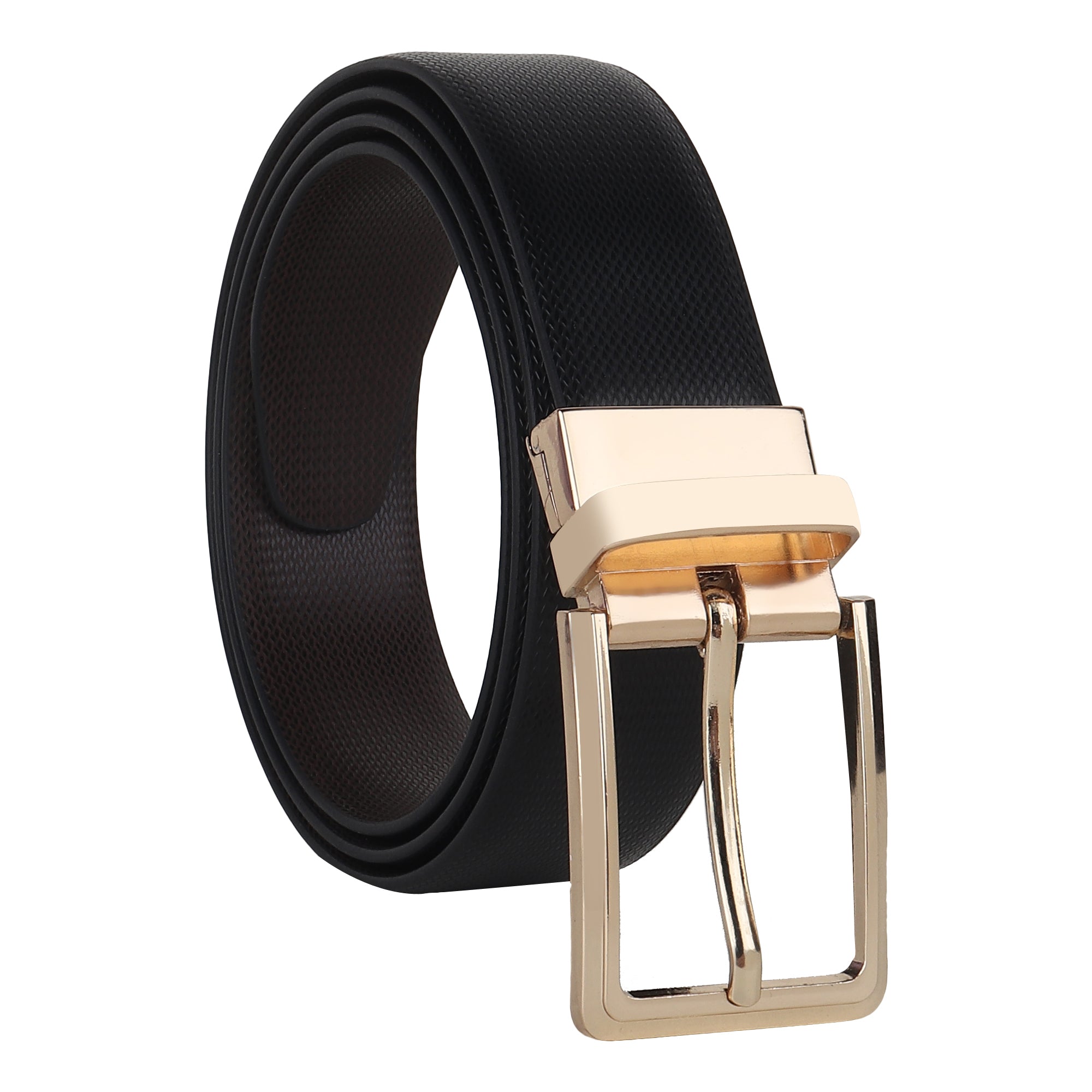 USL Men's Reversible Faux Leather Belt