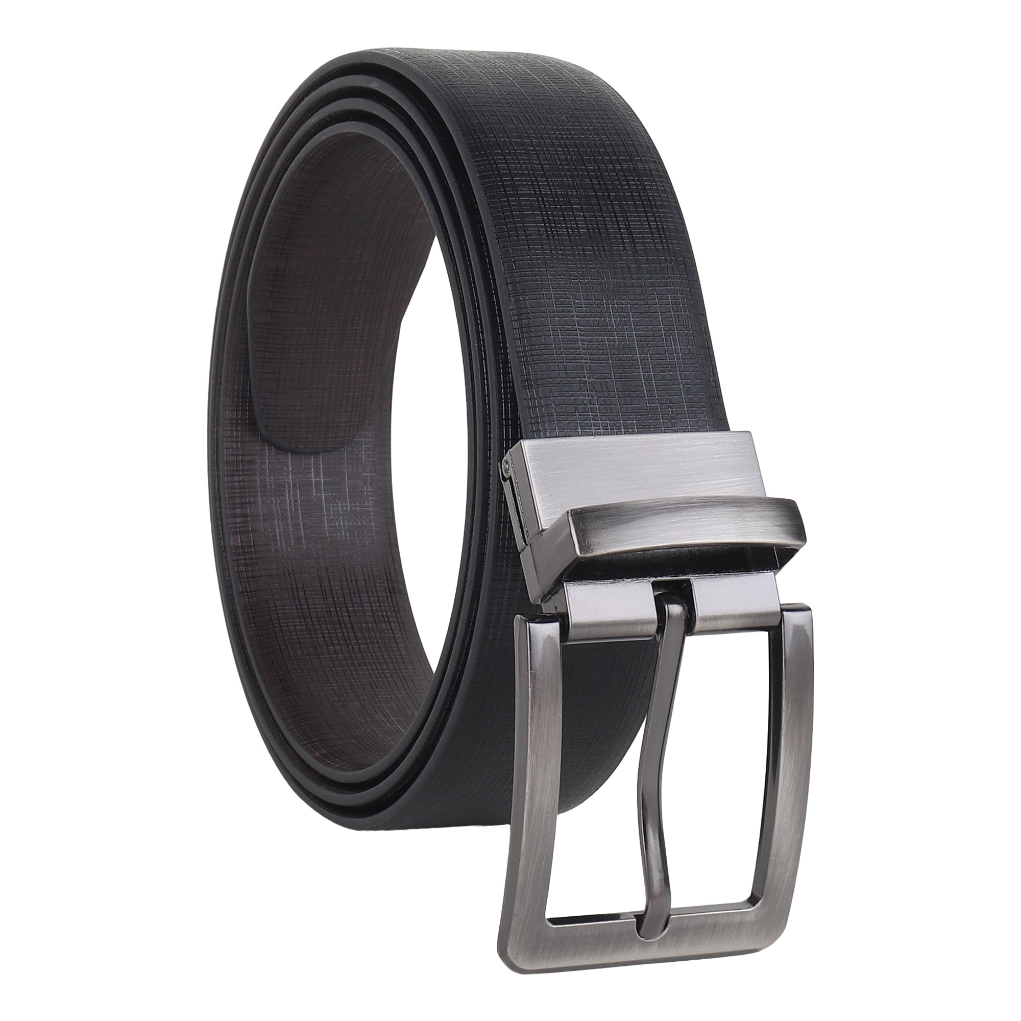 USL Men's Reversible PU Leather Belt