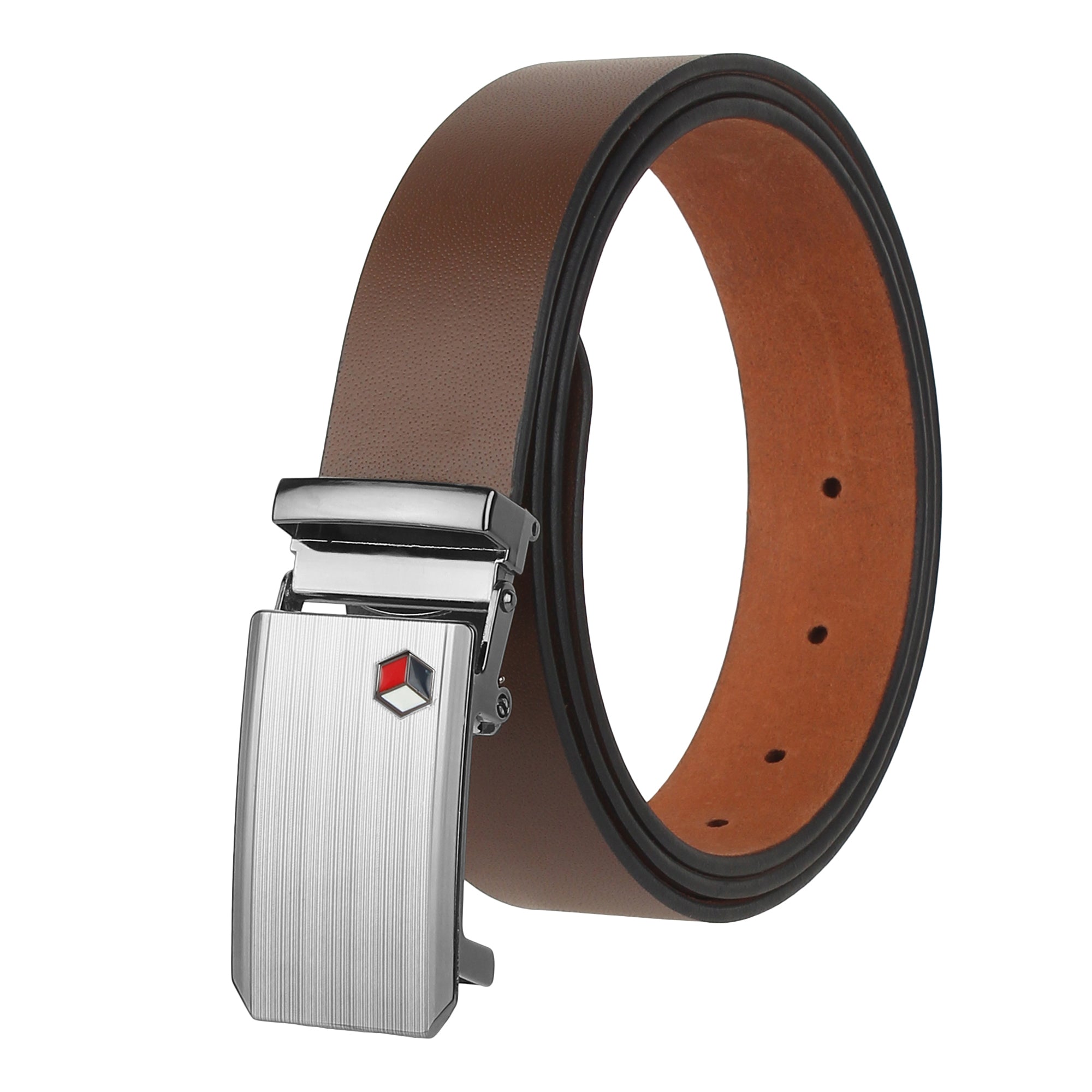 USL Casual/Formal Genuine Leather Belt With Adjustable Buckle For Men And Boys