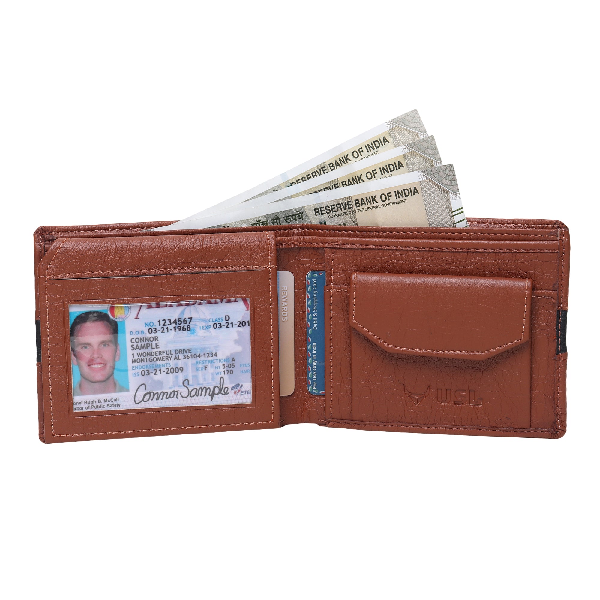 USL Signature Collection: Timeless Faux Leather Wallet