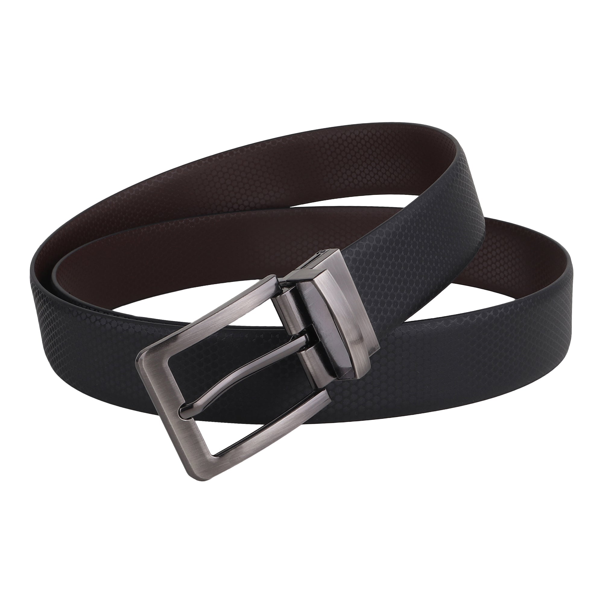 USL Men's Reversible PU Leather Belt