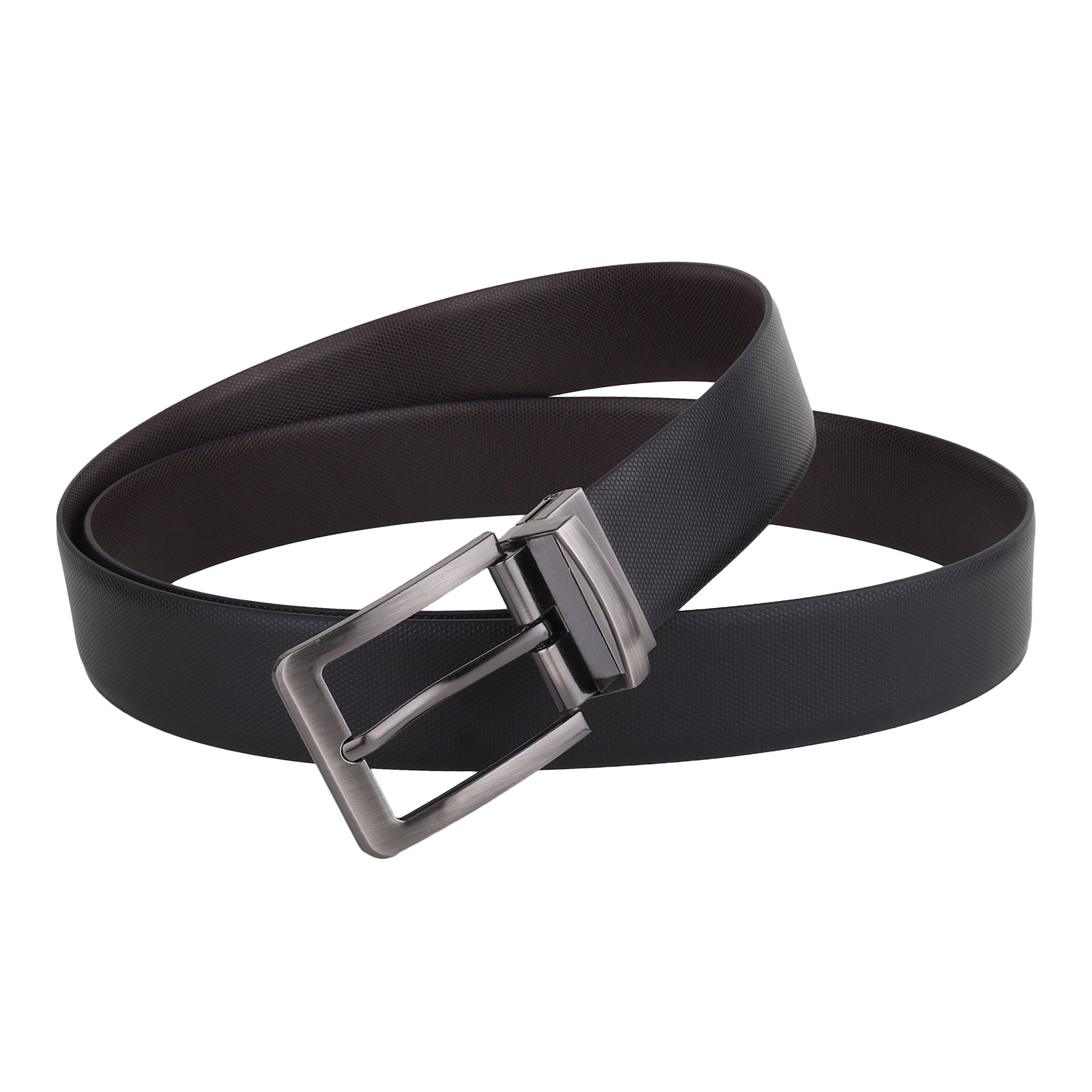 USL Men's Reversible PU Leather Belt