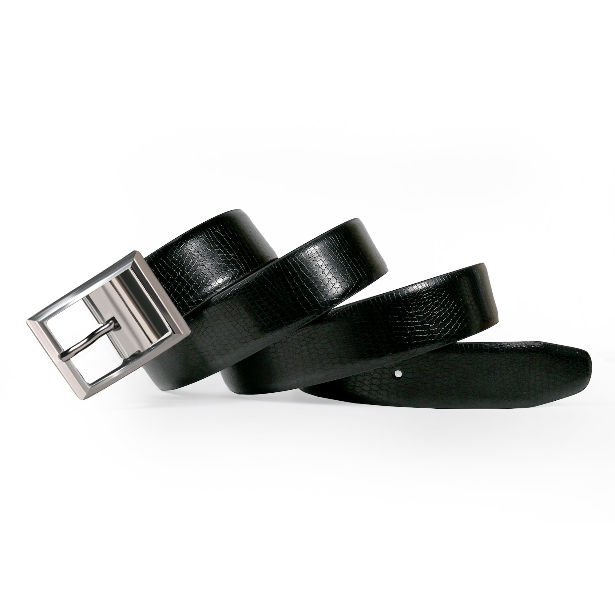 USL Reversible Leather Formal Black/Brown Belt For Men