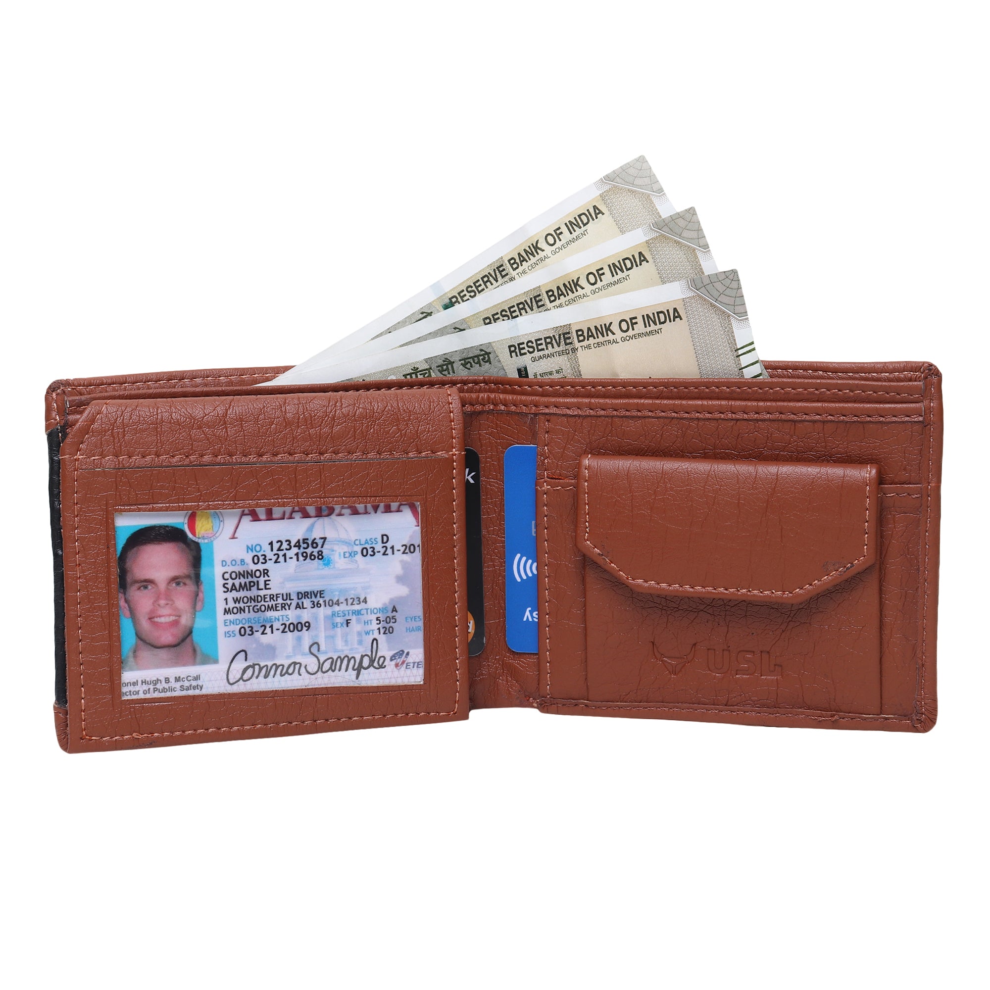 USL Premium Vegan Leather Wallet: Luxury without Compromise