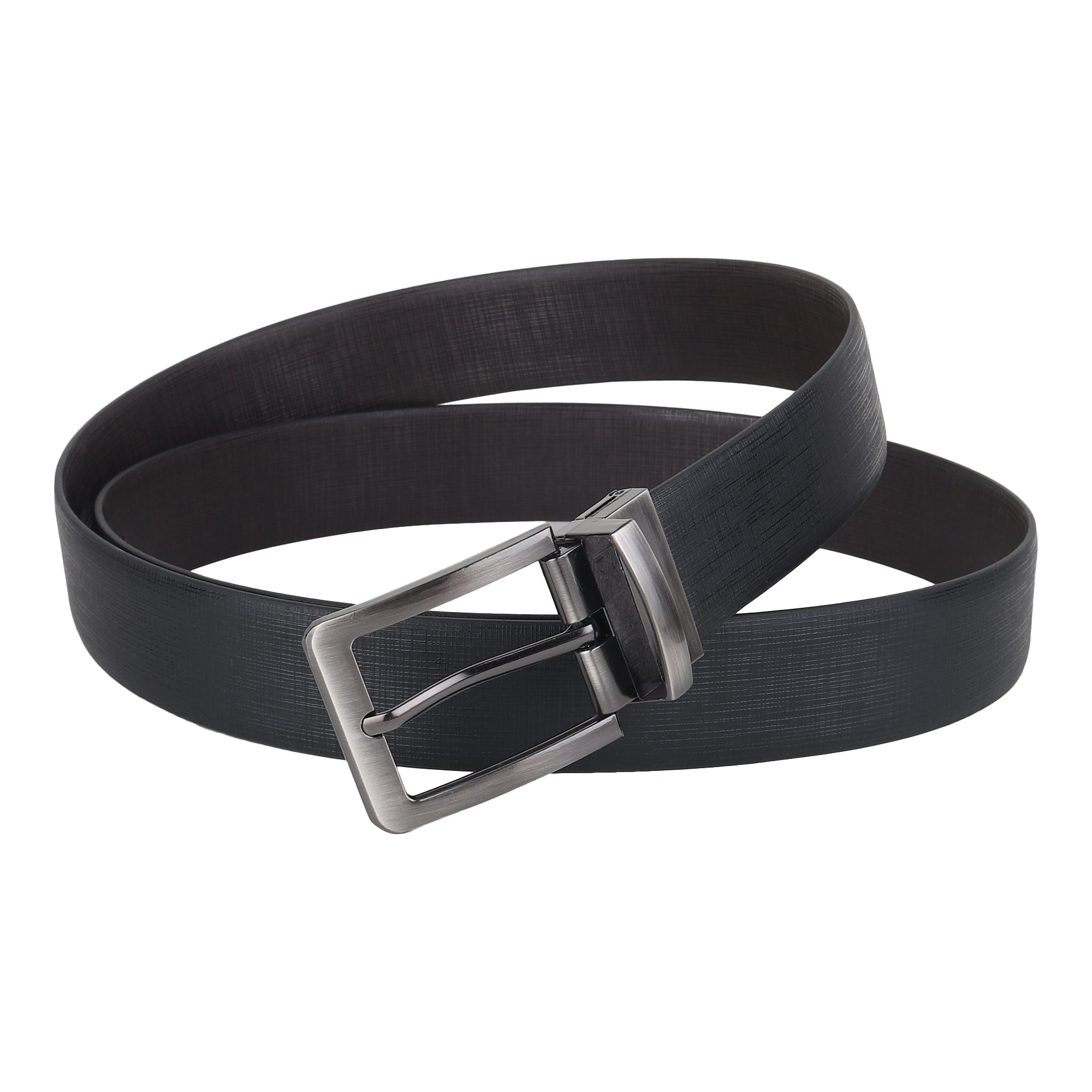 USL Men's Reversible PU Leather Belt