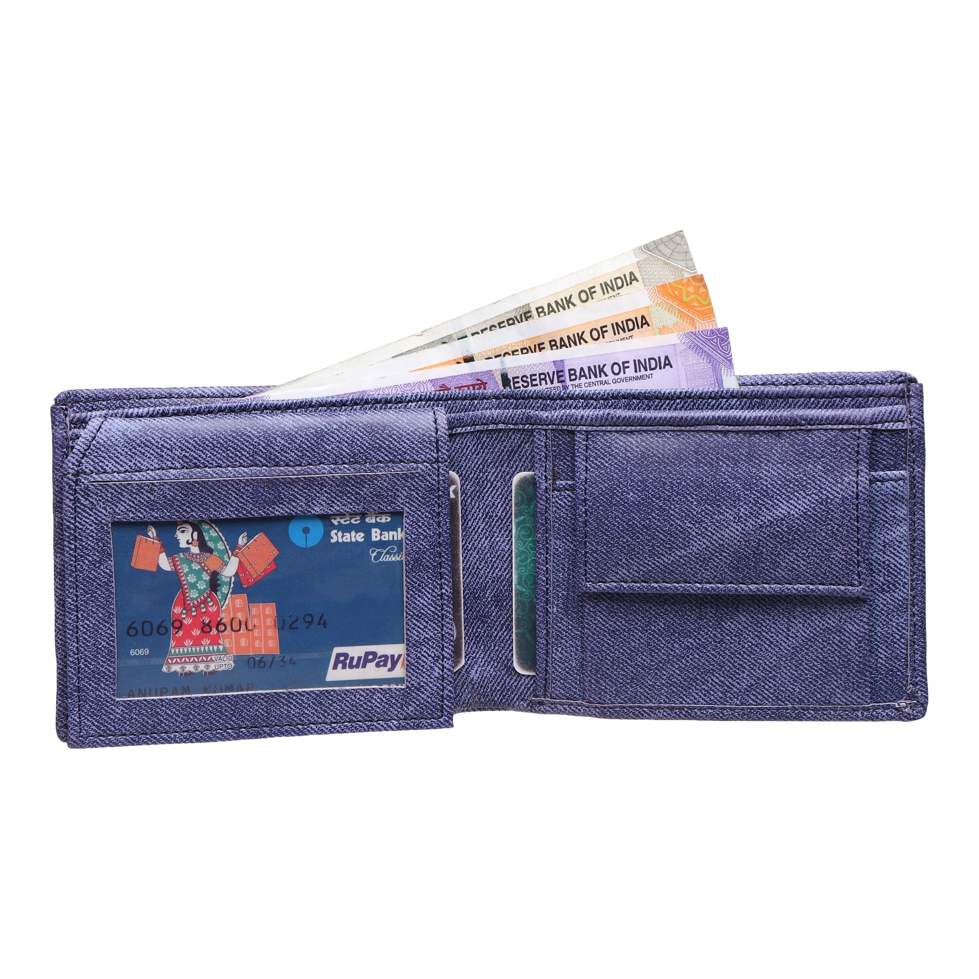 USL Faux Leather Wallet: Contemporary Chic