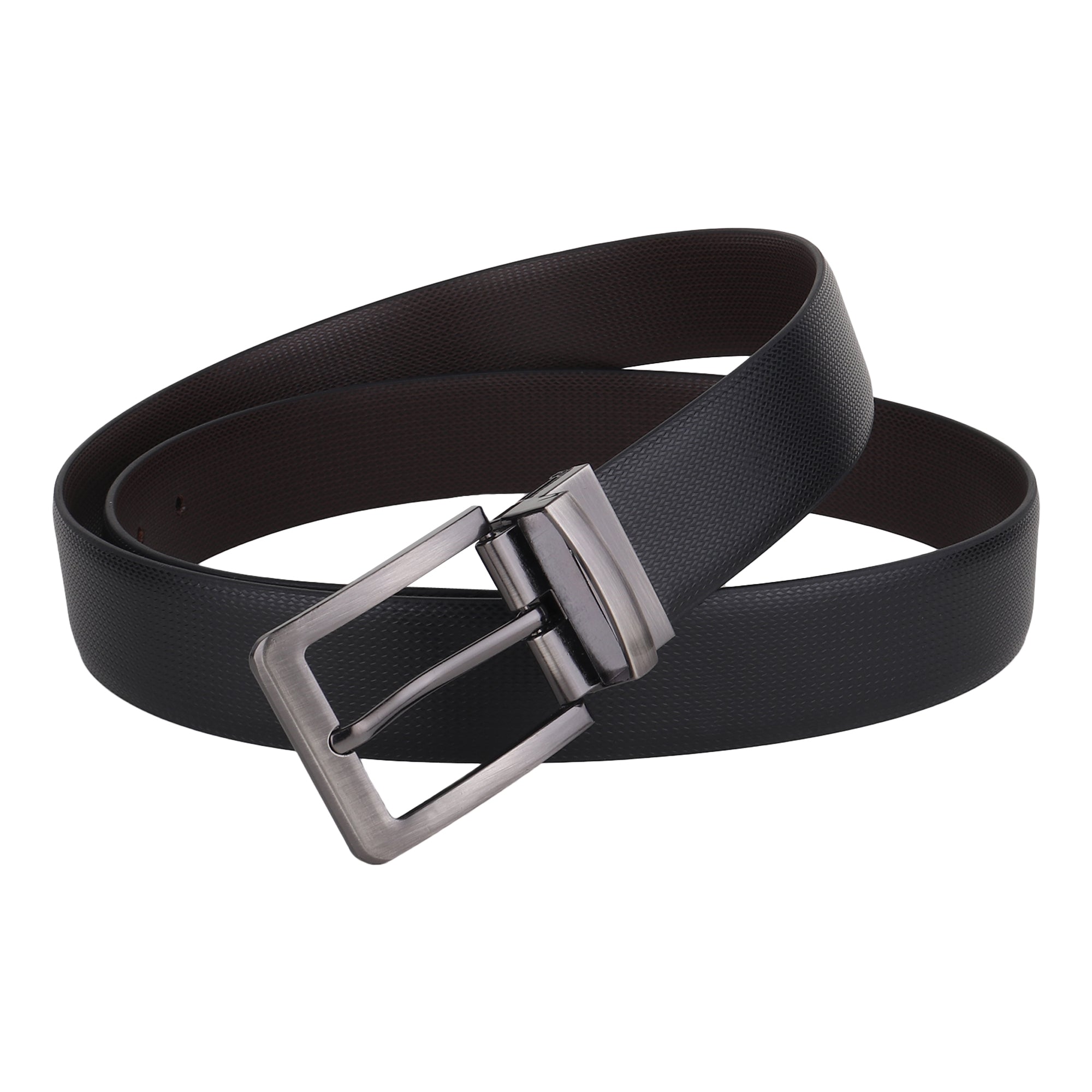 USL Men's Reversible PU Leather Belt