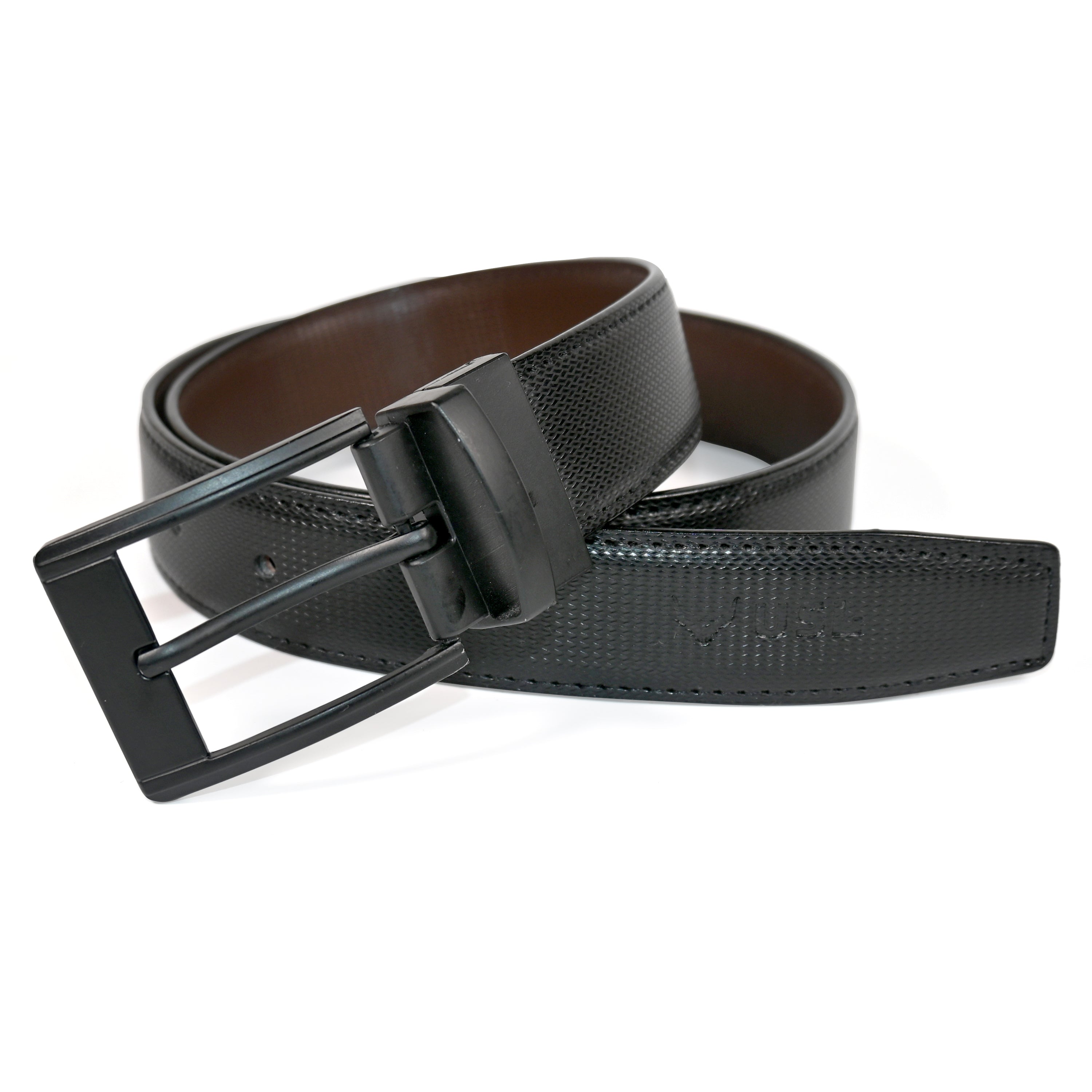 USL Men's Reversible Pu-Leather Formal & Casual Belt