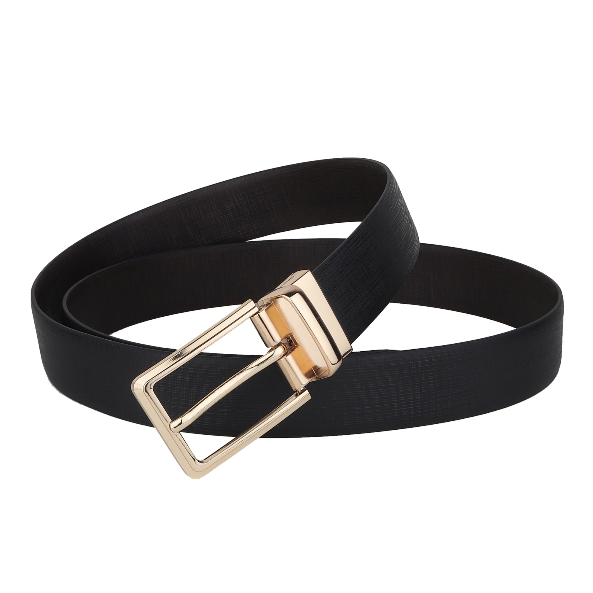 USL Men's Reversible Faux Leather Belt