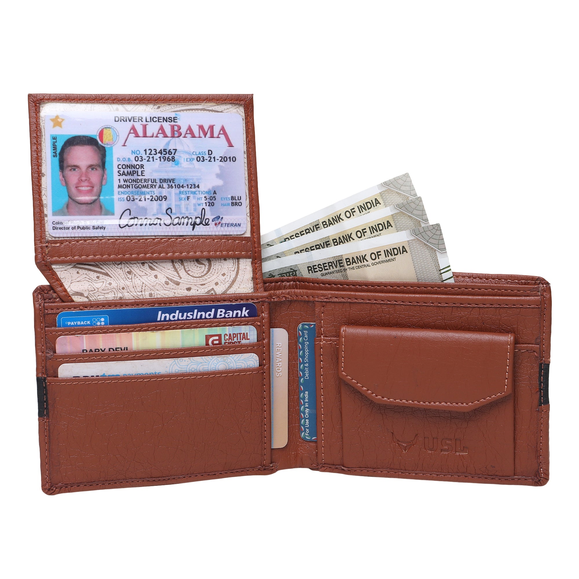 USL Signature Collection: Timeless Faux Leather Wallet