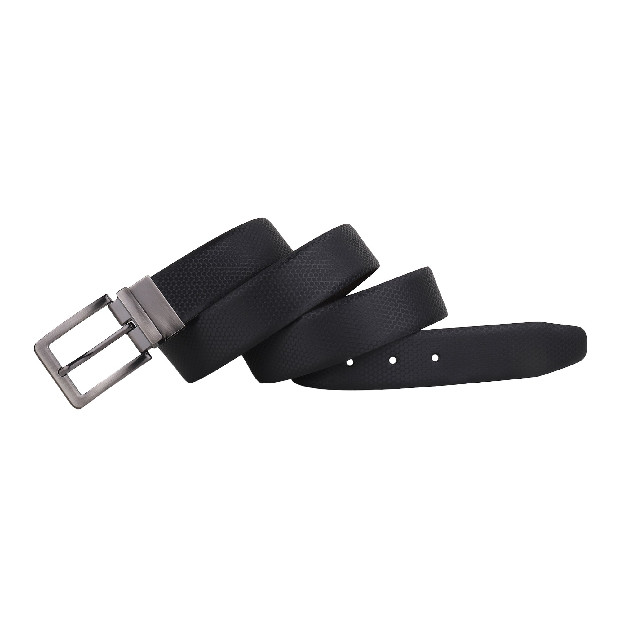 USL Men's Reversible PU Leather Belt