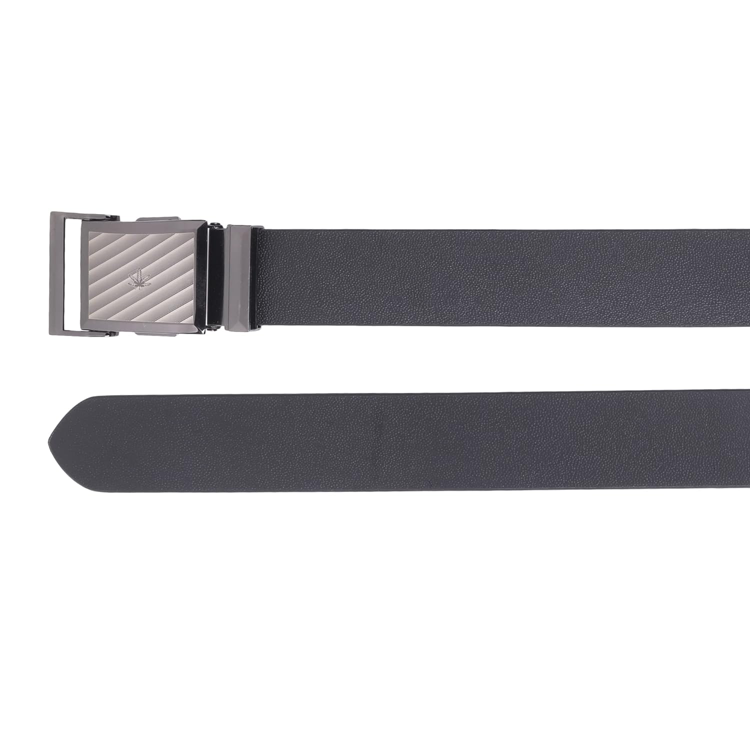 USL Formal/Casual Army Lock Black Color Genuine Leather Belts For Men