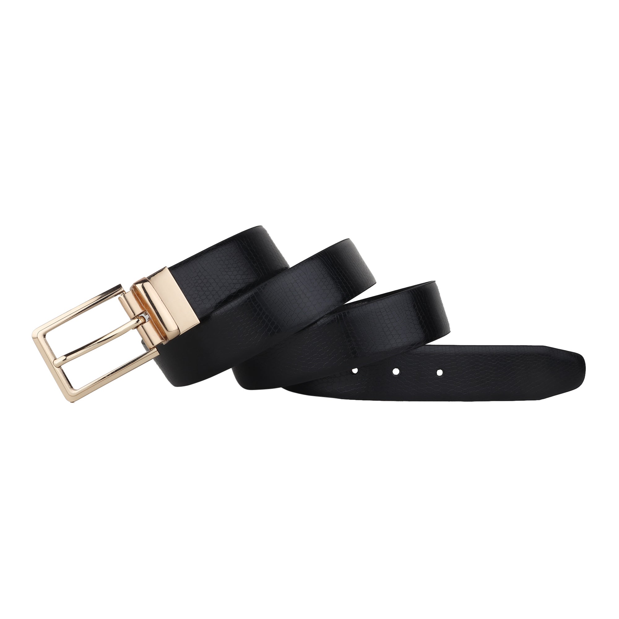 USL Men's Reversible Faux Leather Belt