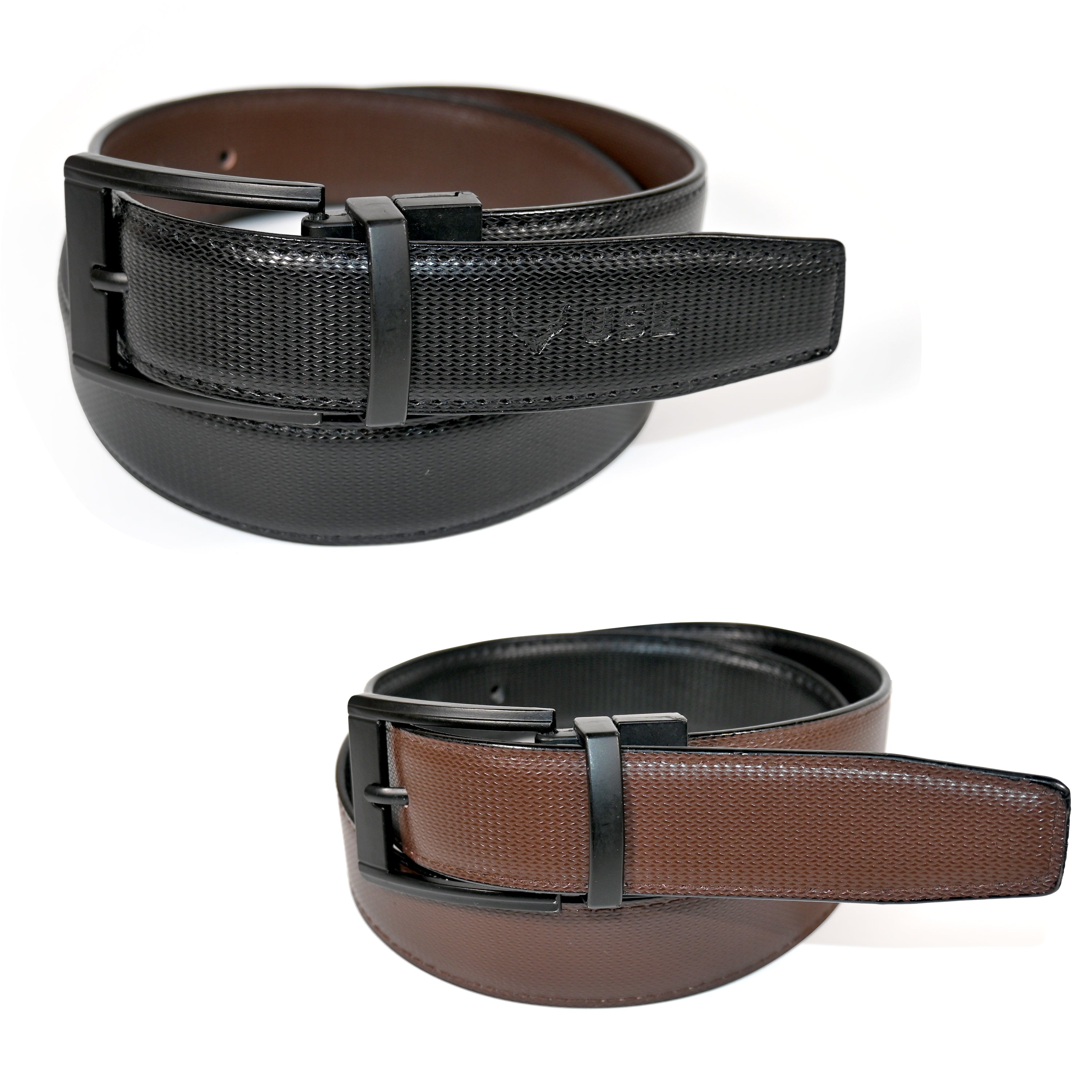 USL Men's Reversible Pu-Leather Formal & Casual Belt