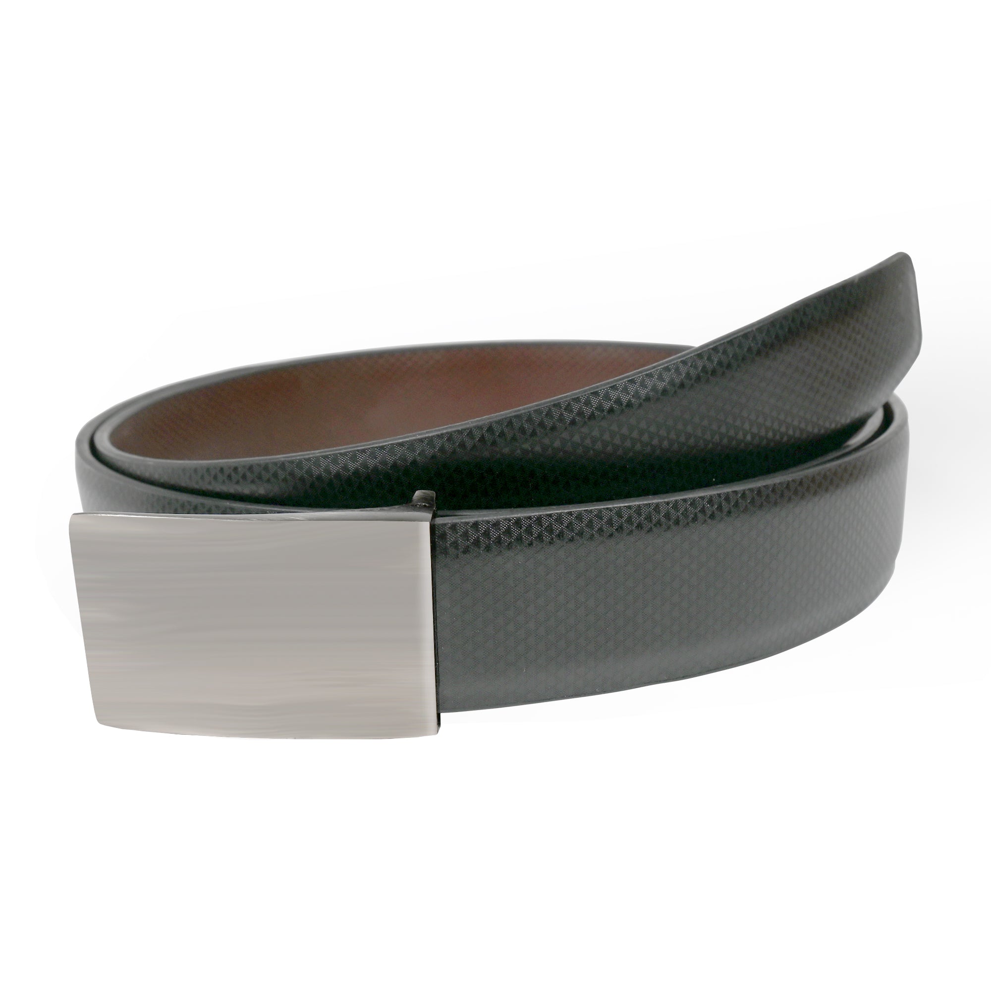 USL Italian Vegan Leather Reversible Belt for Men, Original Top Grain Formal and Casual Belt, Lifetime Leather Warranty