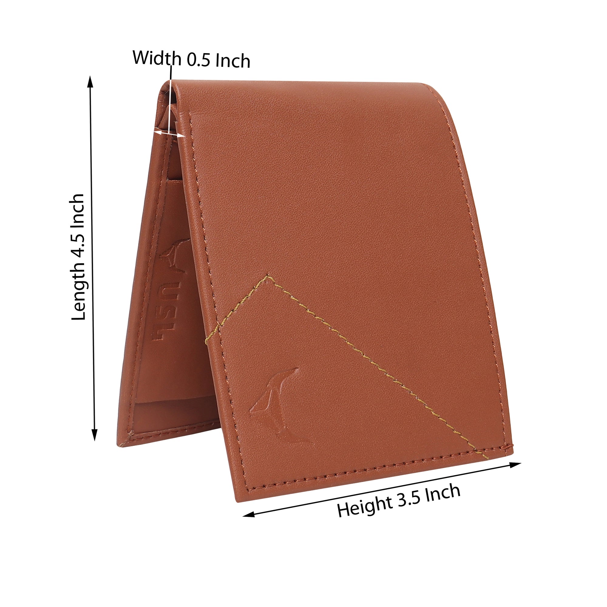 USL Bi-Fold Vegan Leather Wallet for Men