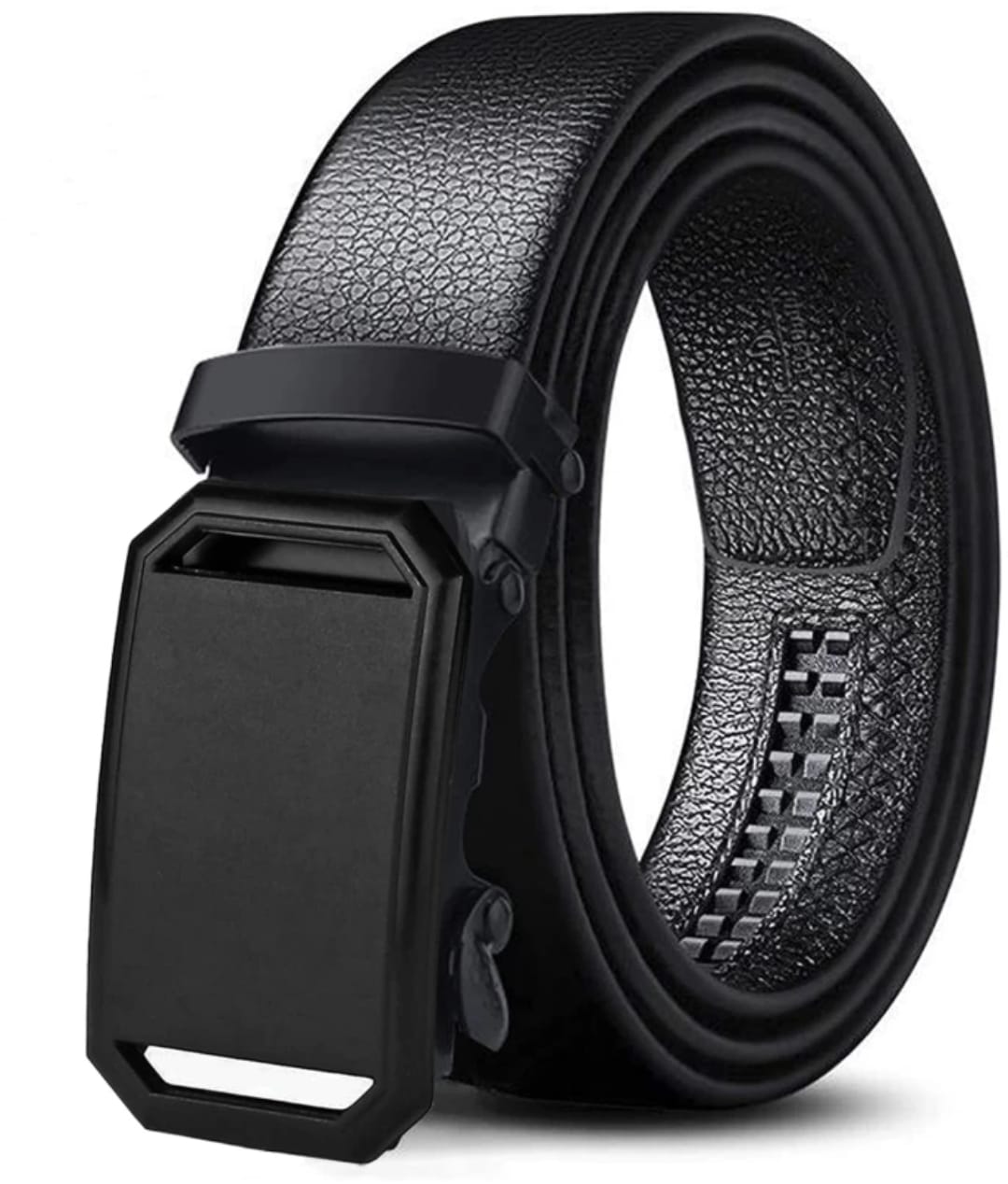 USL Autolock Men's PU Leather Grip Belt Black