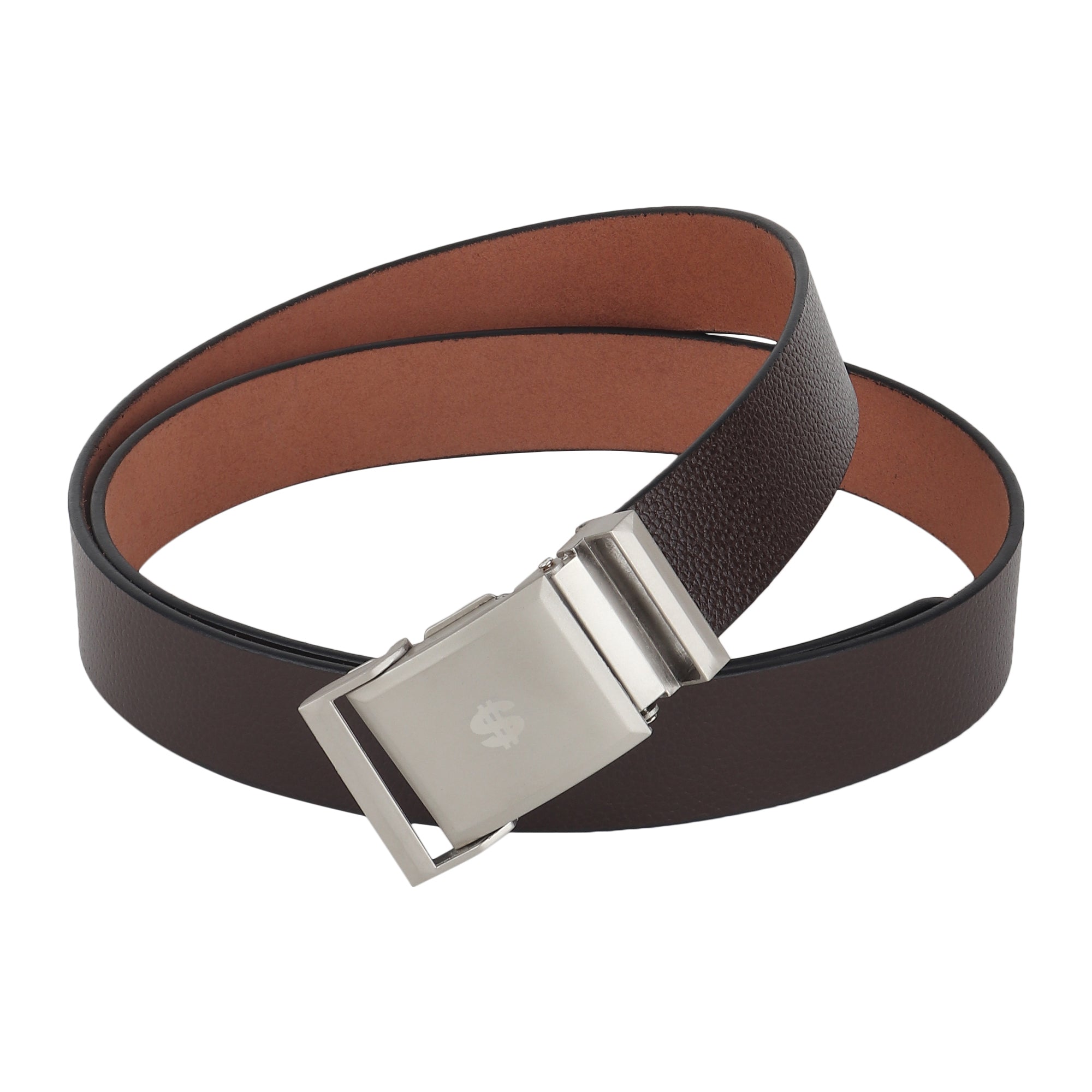 USL Men's Genuine Leather Belt for Men | (Formal/Casual) | Black/Brown