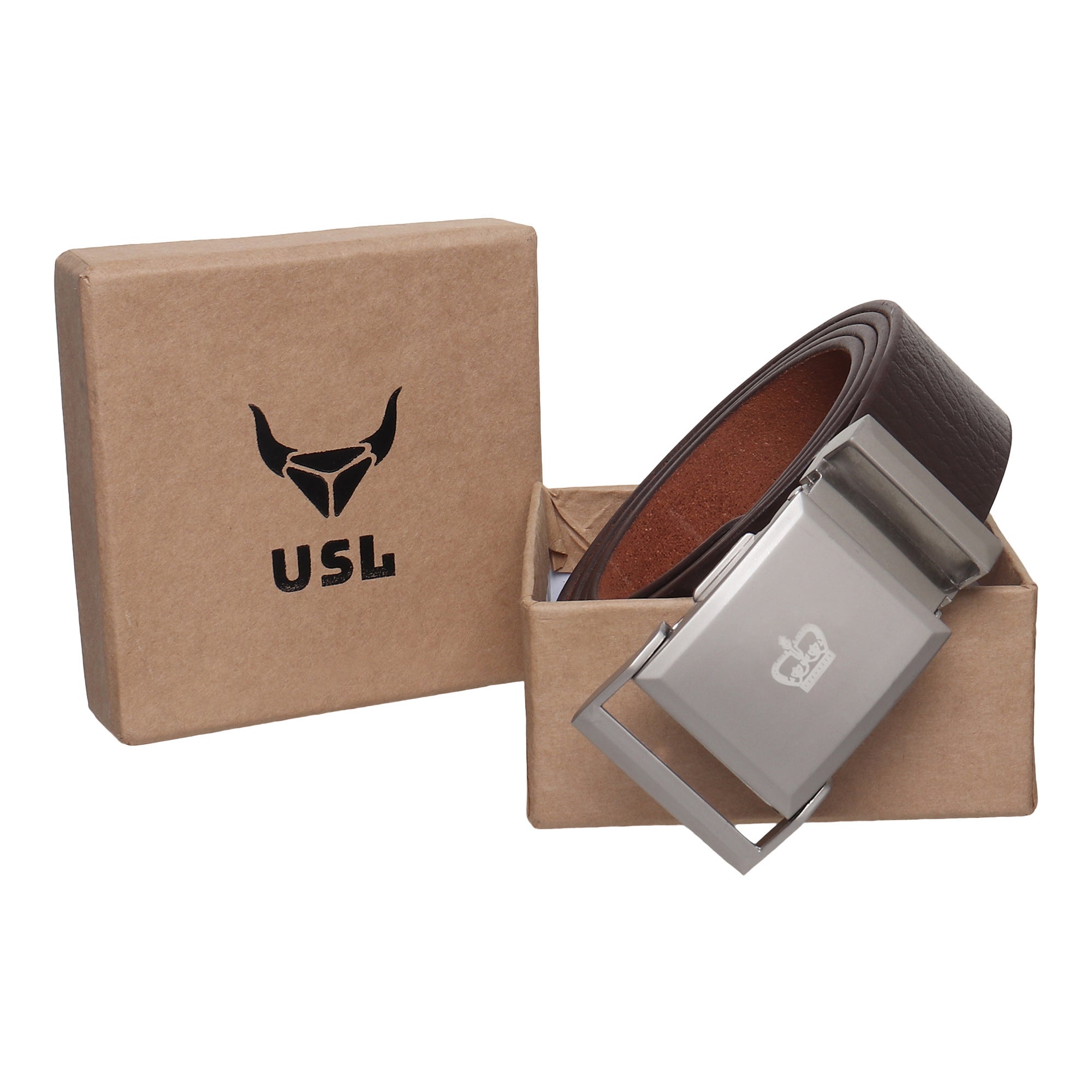 USL Formal, Casual, Party Wear Genuine Leather Belt for Men & Boys