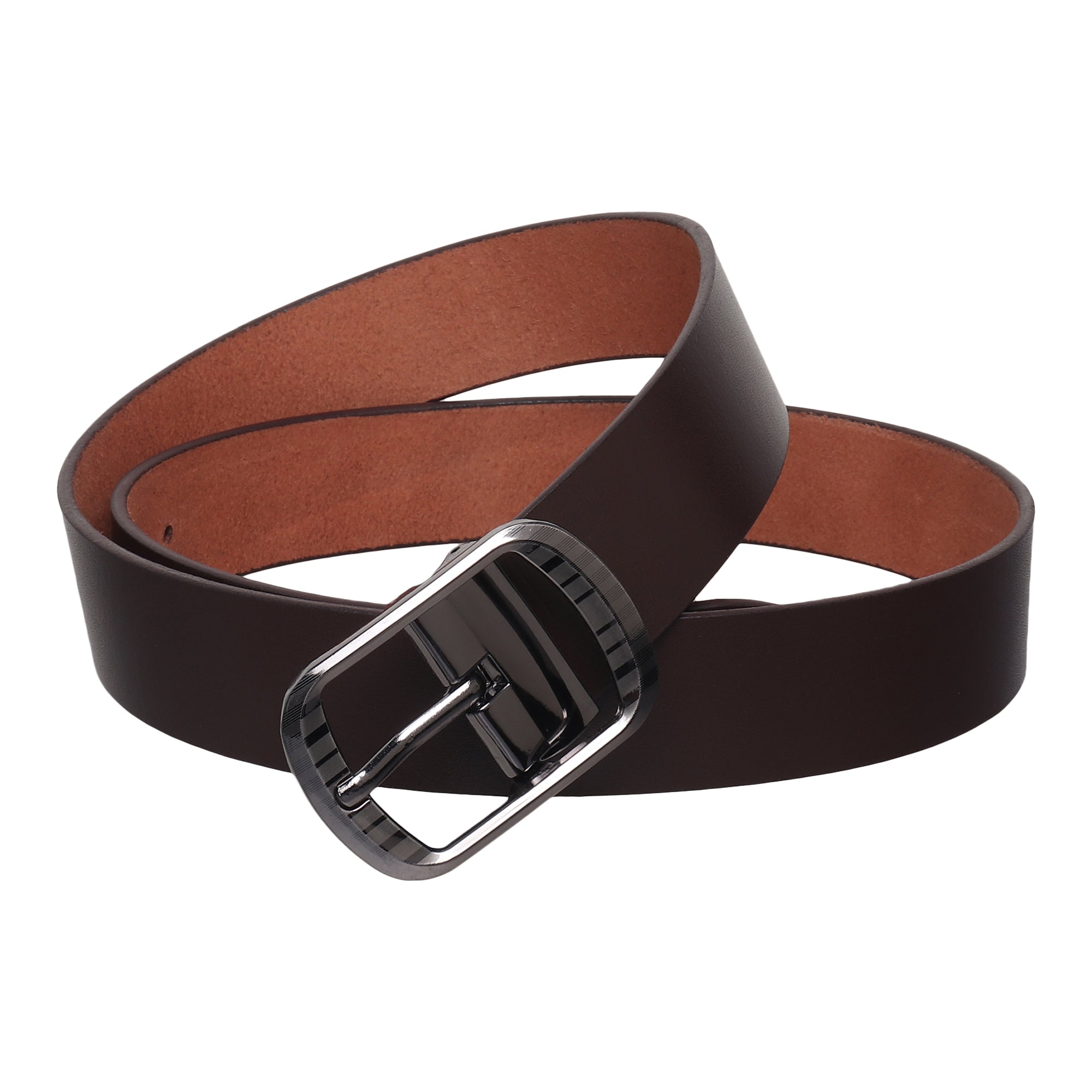 USL Casual Original Leather Belt for Men Color -Black Waist belt