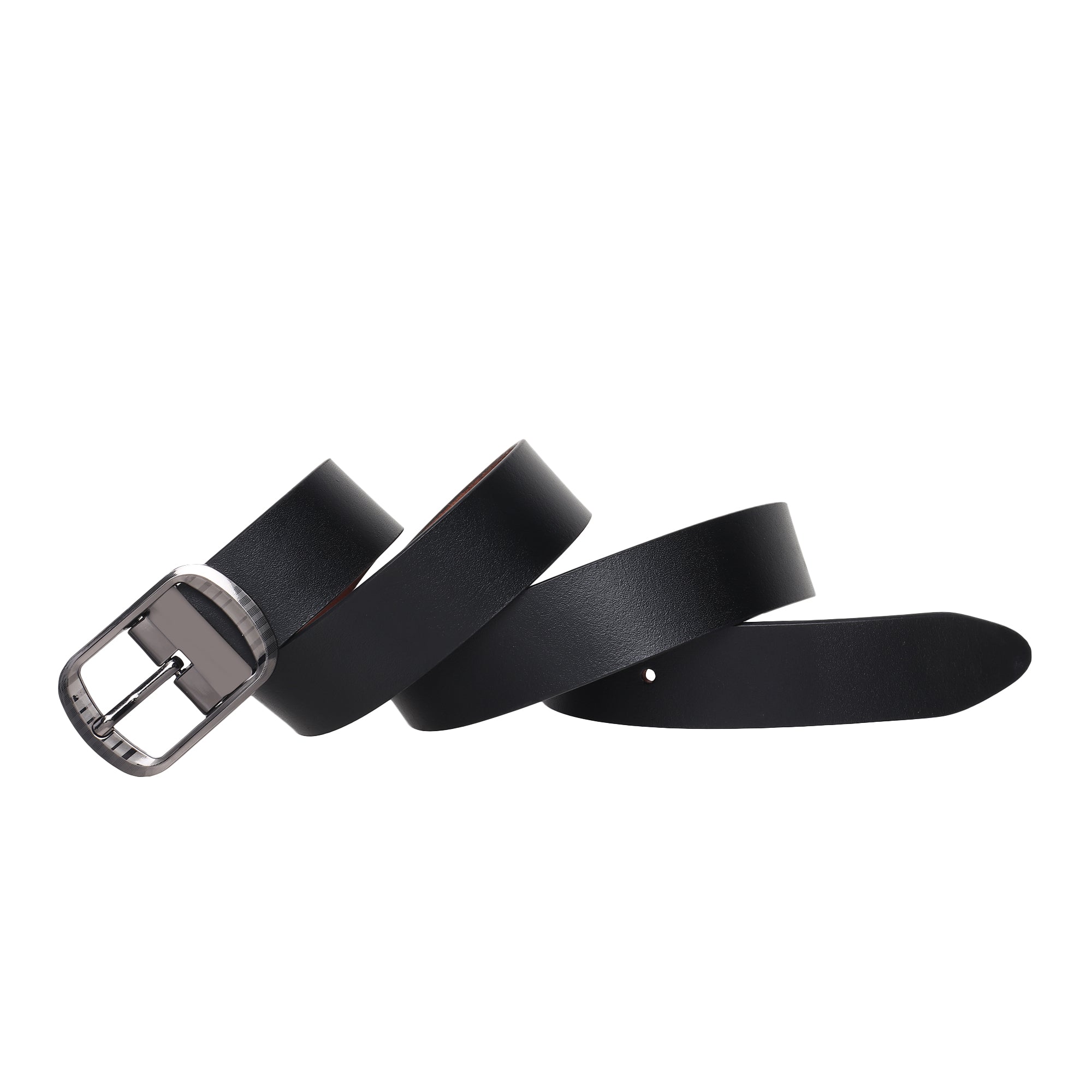 USL Casual Original Leather Belt for Men Color -Black Waist belt