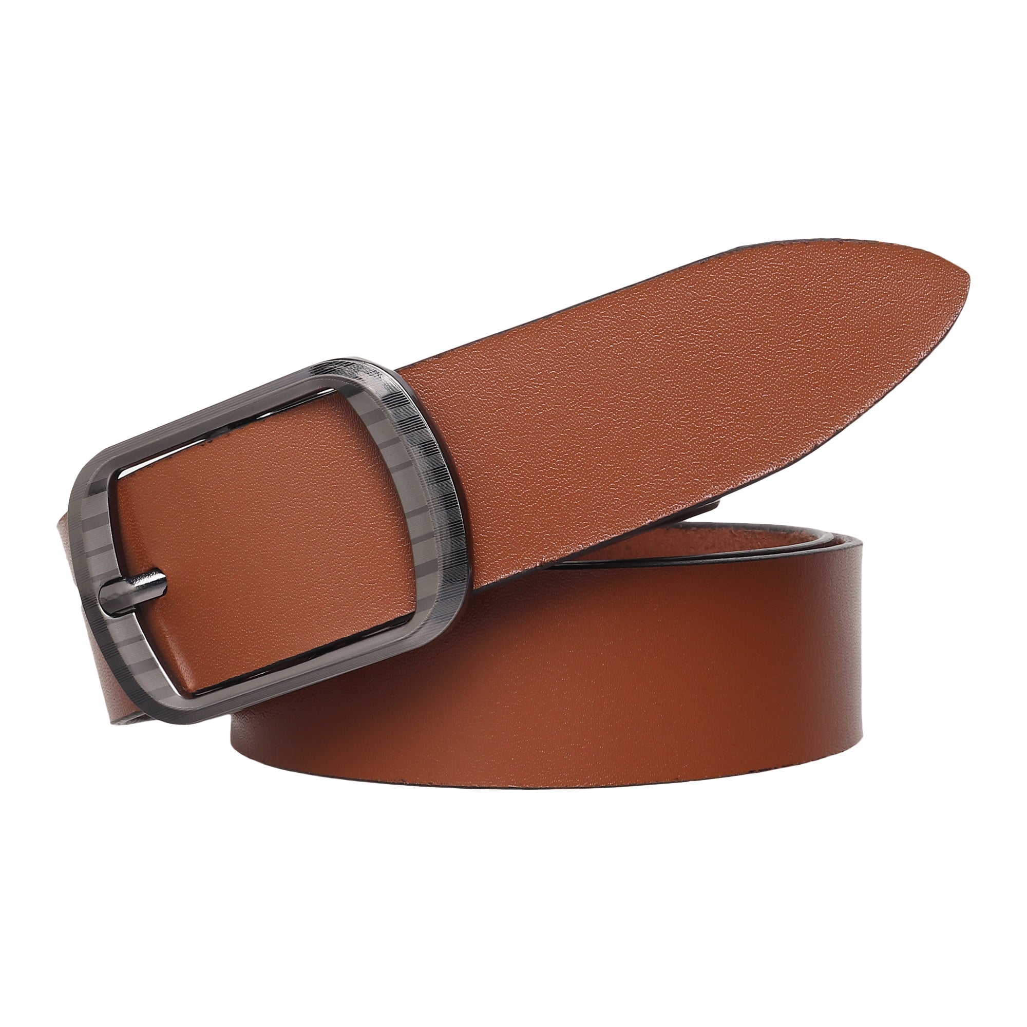 USL Casual Original Leather Belt for Men Color -Black Waist belt