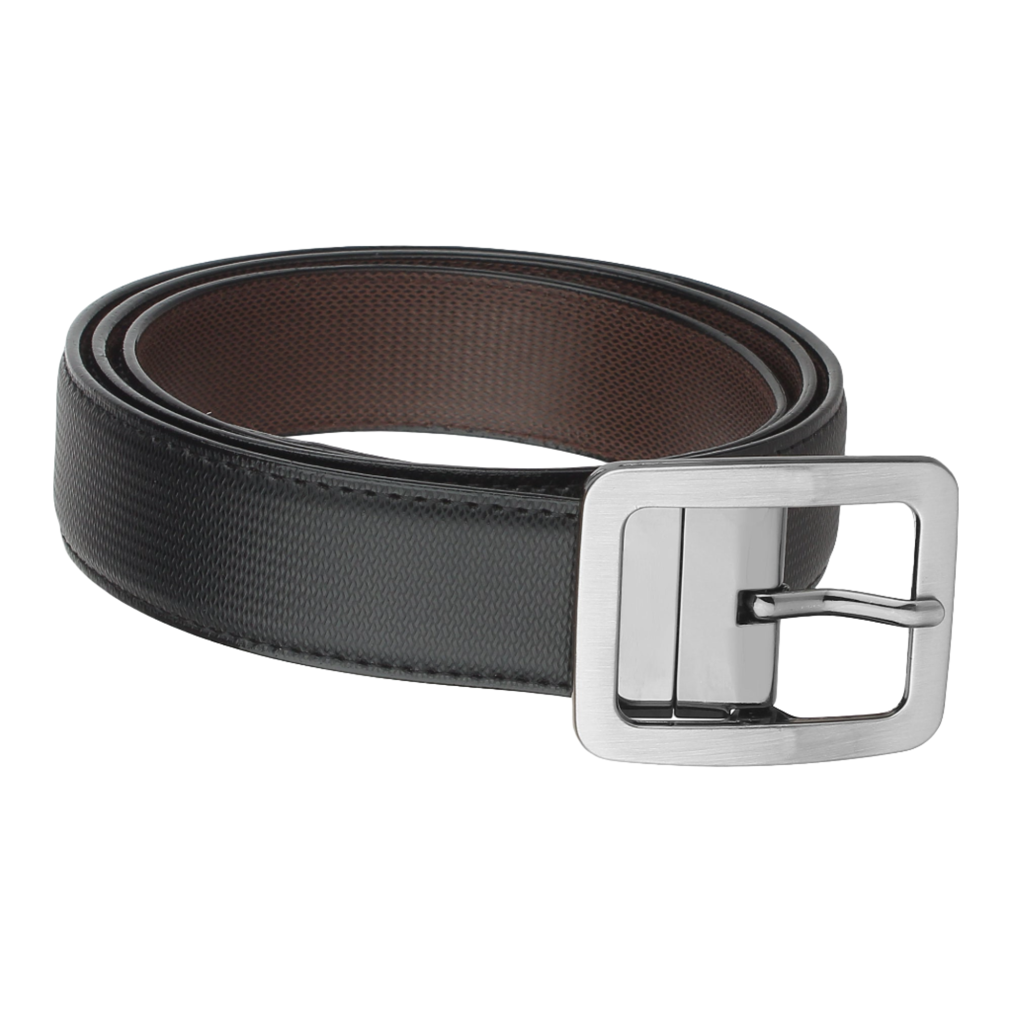 USL Men's PU Leather Reversible Belt