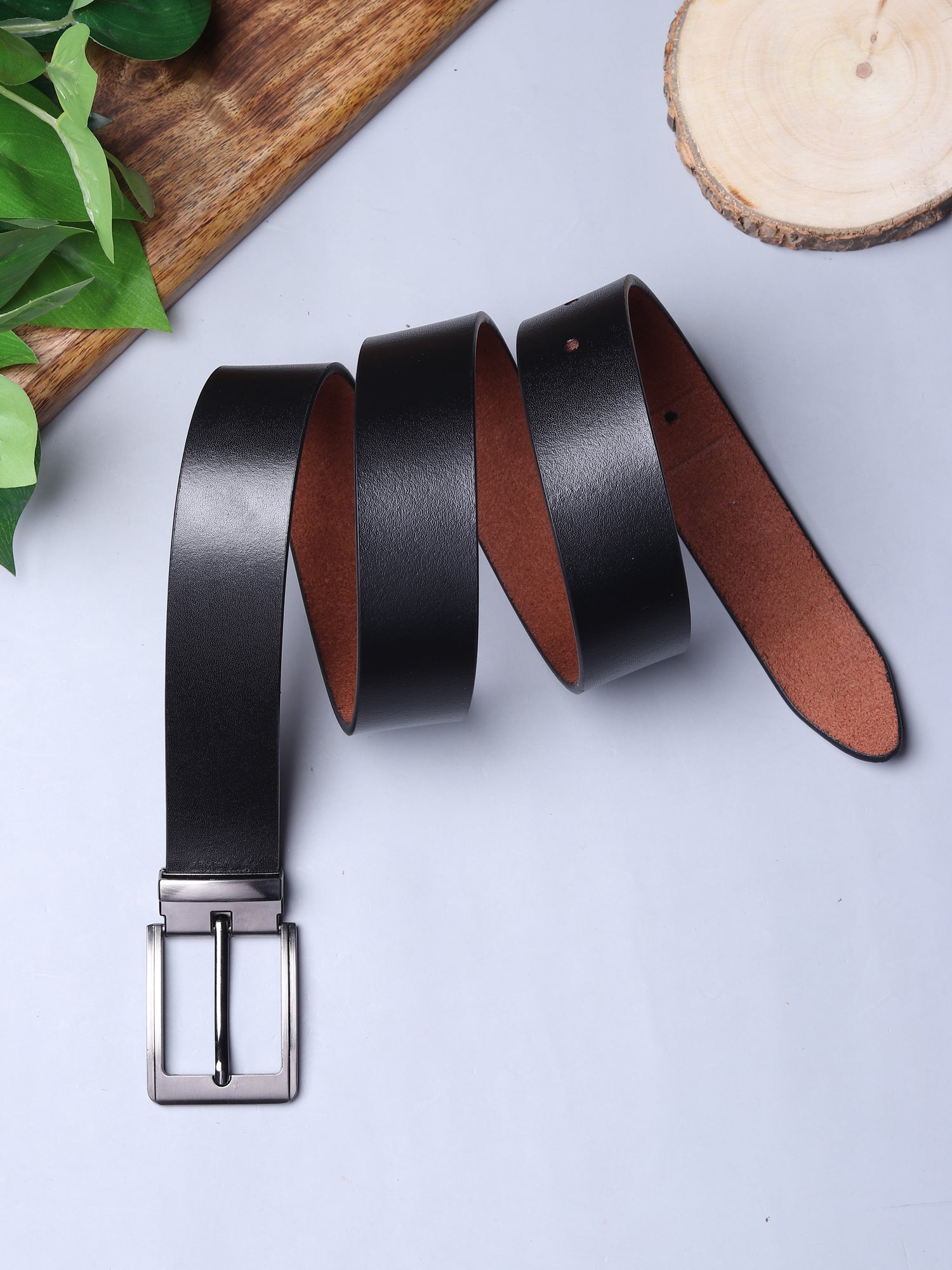 USL Mens Leather Belt | Leather Belt For Men | Formal Mens Leather Belt