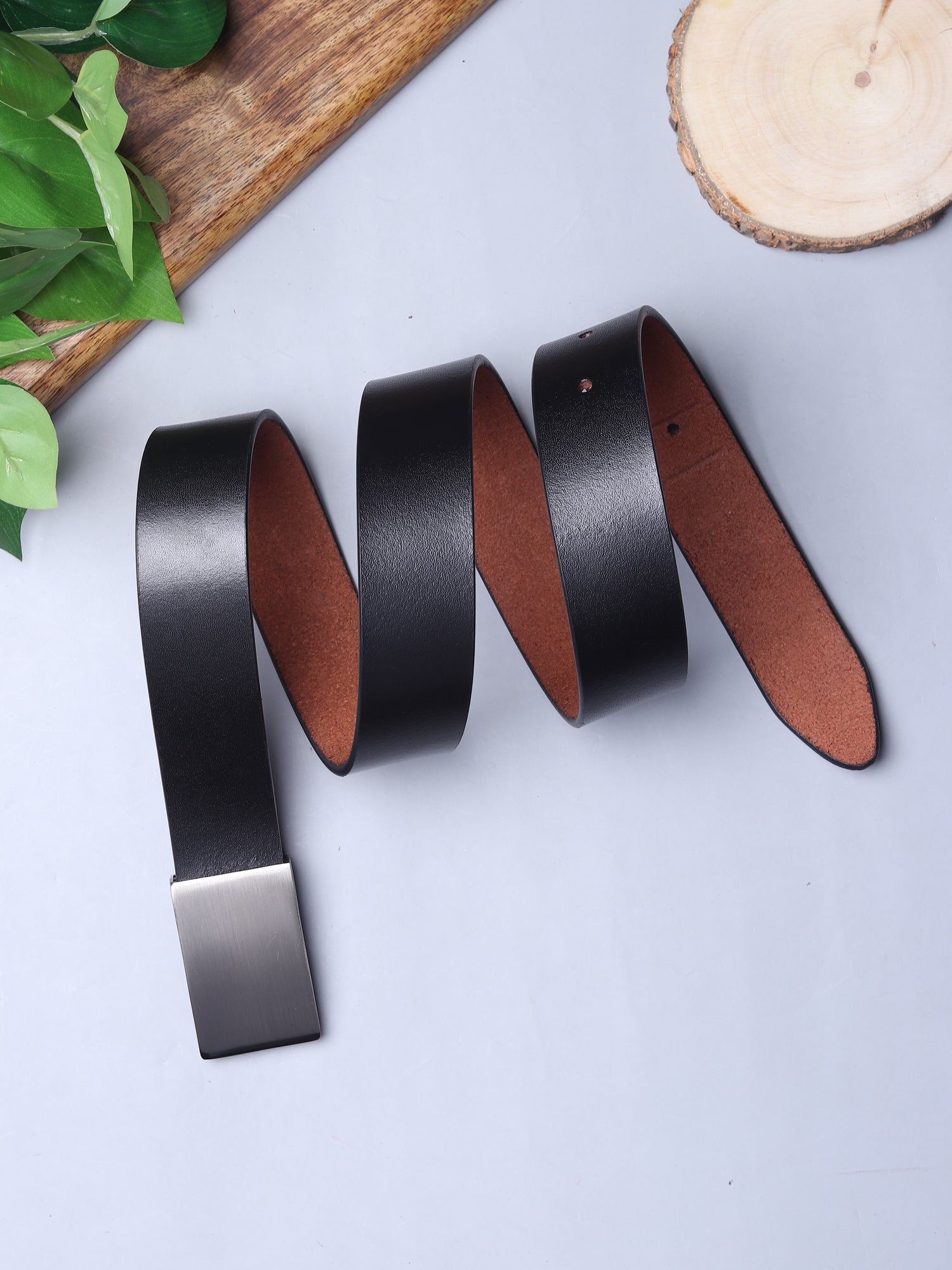 USL Mens Leather Belt | Leather Belt For Men | Formal Mens Leather Belt