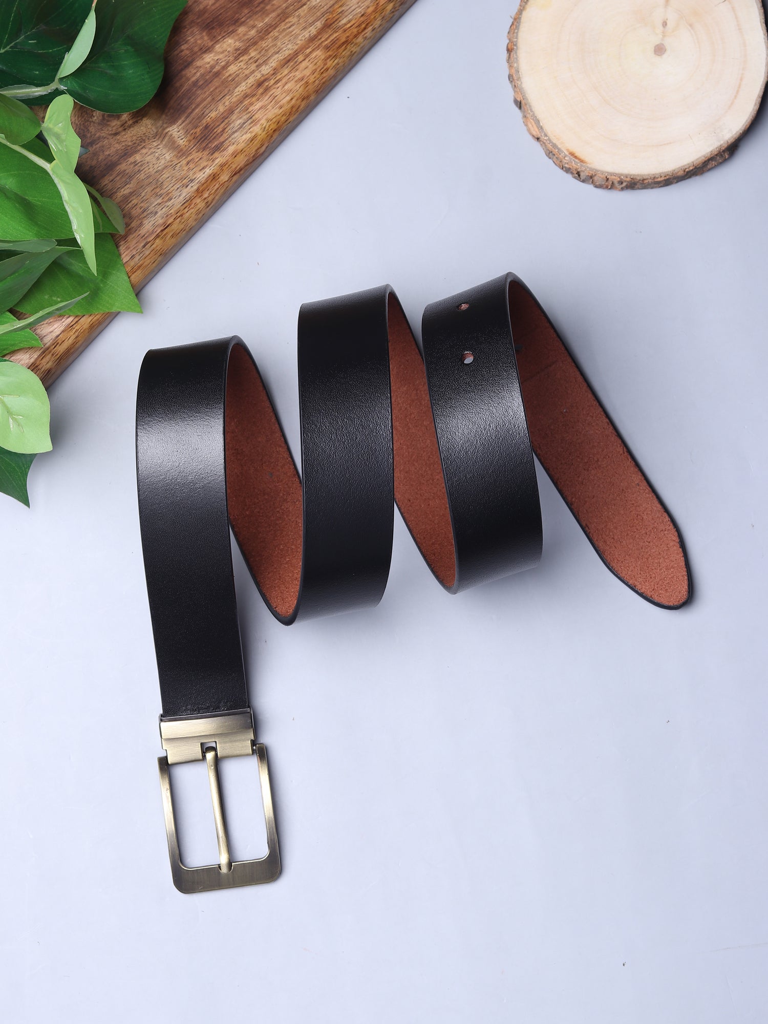 USL Mens Leather Belt | Leather Belt For Men | Formal Mens Leather Belt