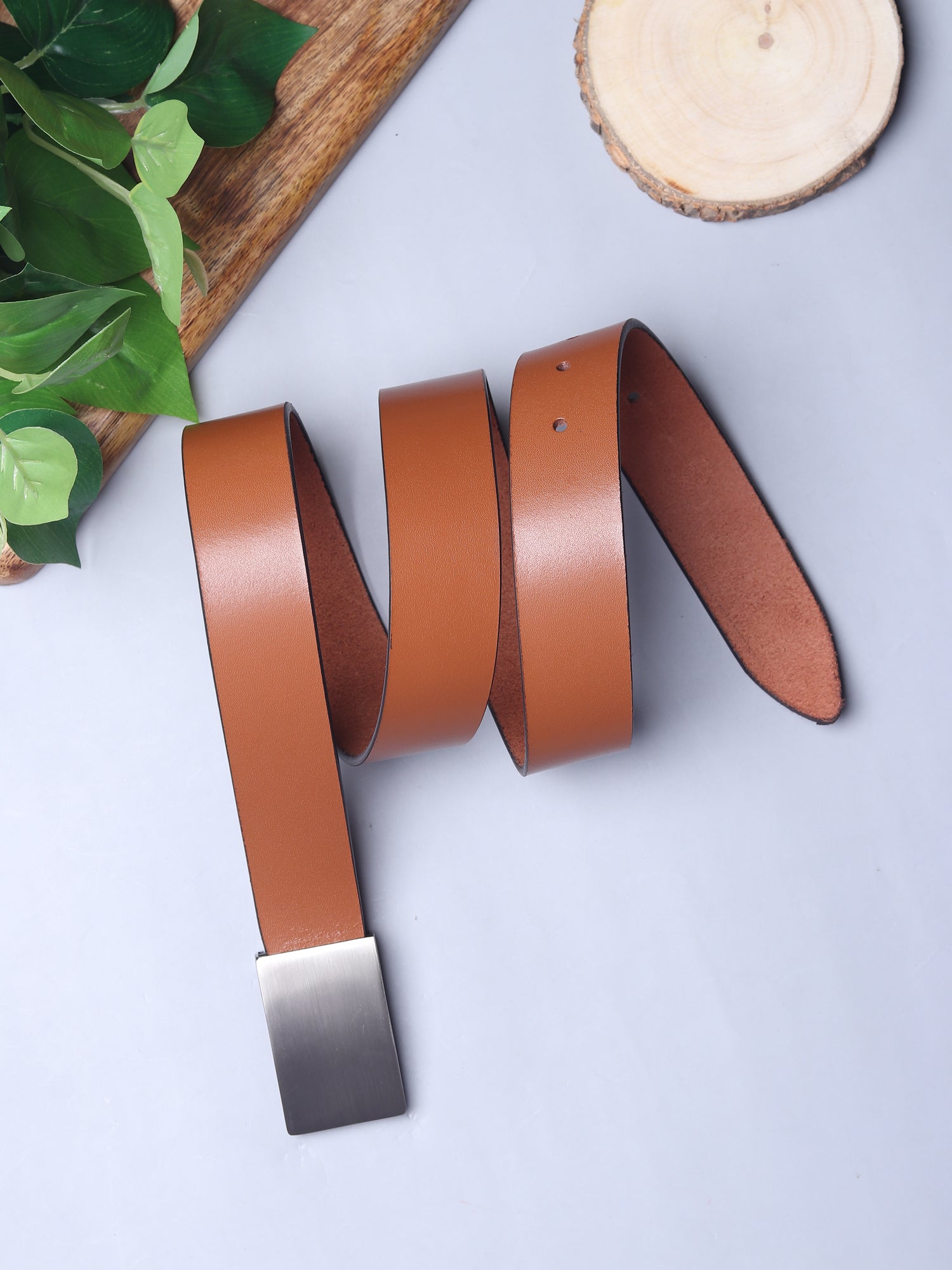 USL Mens Leather Belt | Leather Belt For Men | Formal Mens Leather Belt