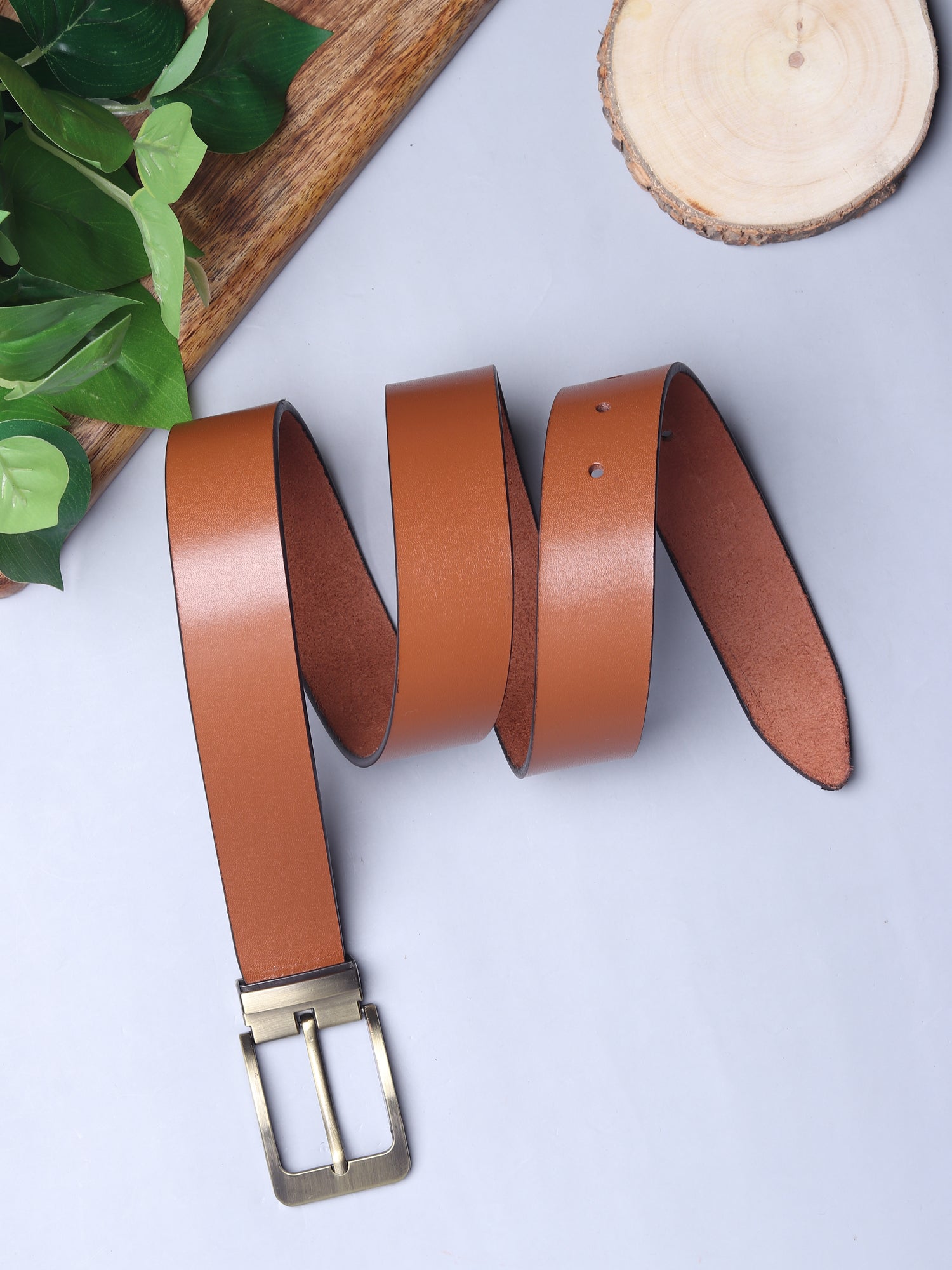 USL Mens Leather Belt | Leather Belt For Men | Formal Mens Leather Belt