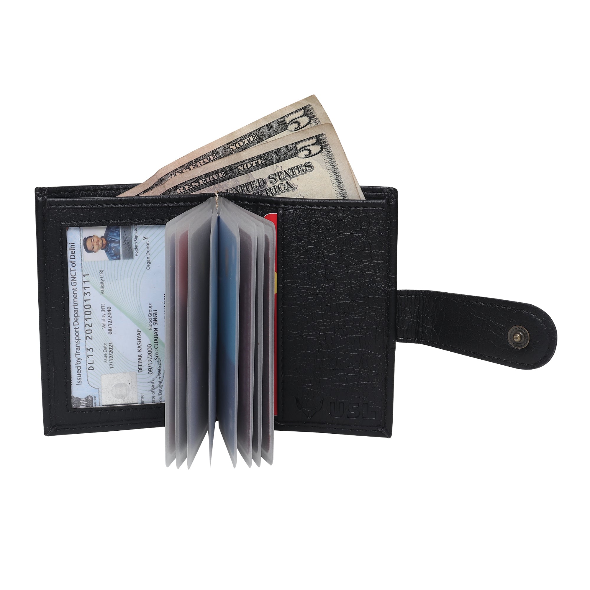 USL Vegan Leather Wallet: Sleek Design for Everyday Use