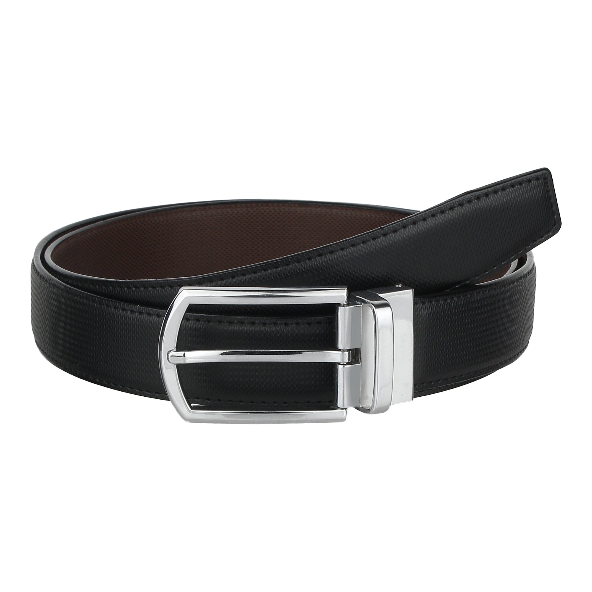 USL Men's PU Leather Reversible Belt