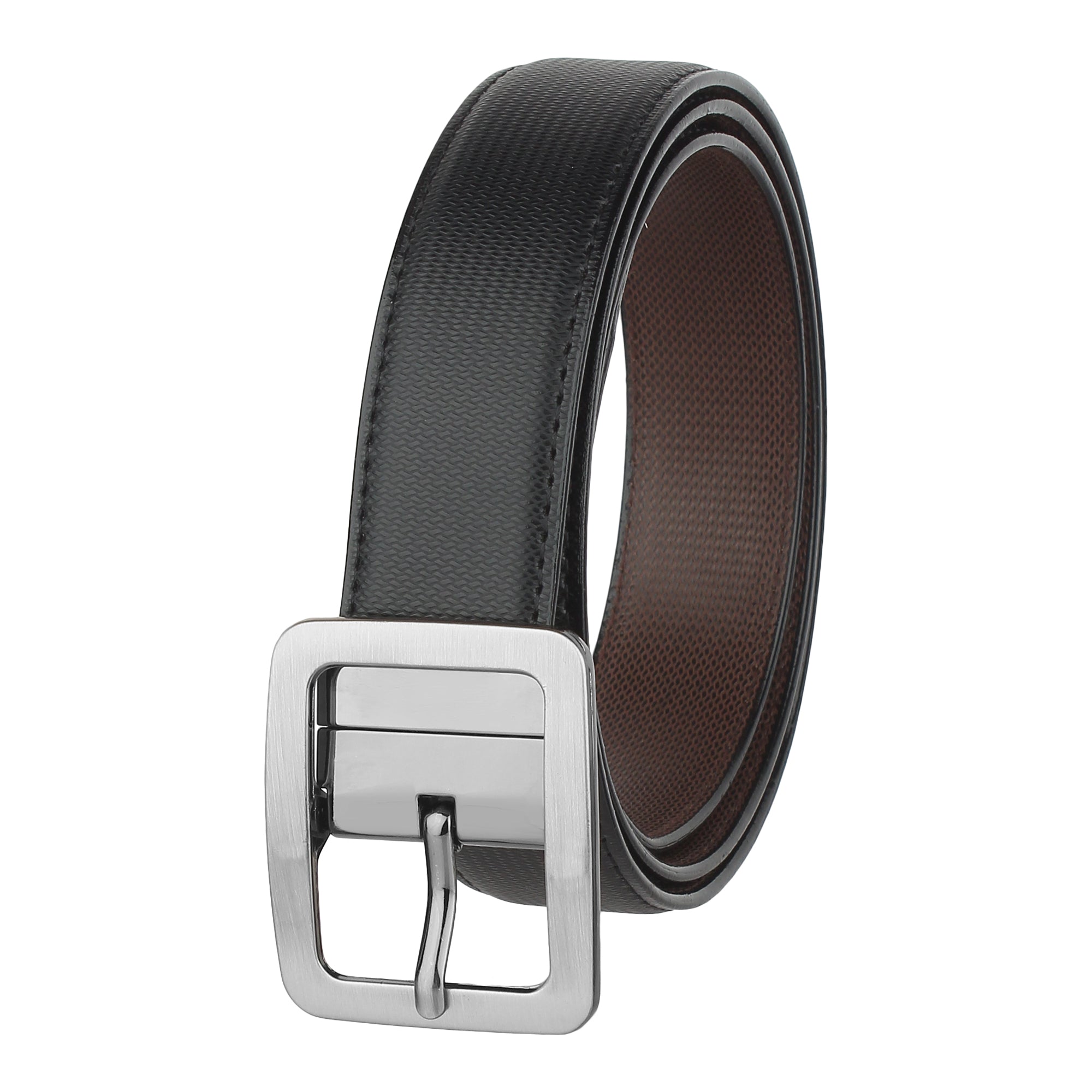 USL Men's PU Leather Reversible Belt