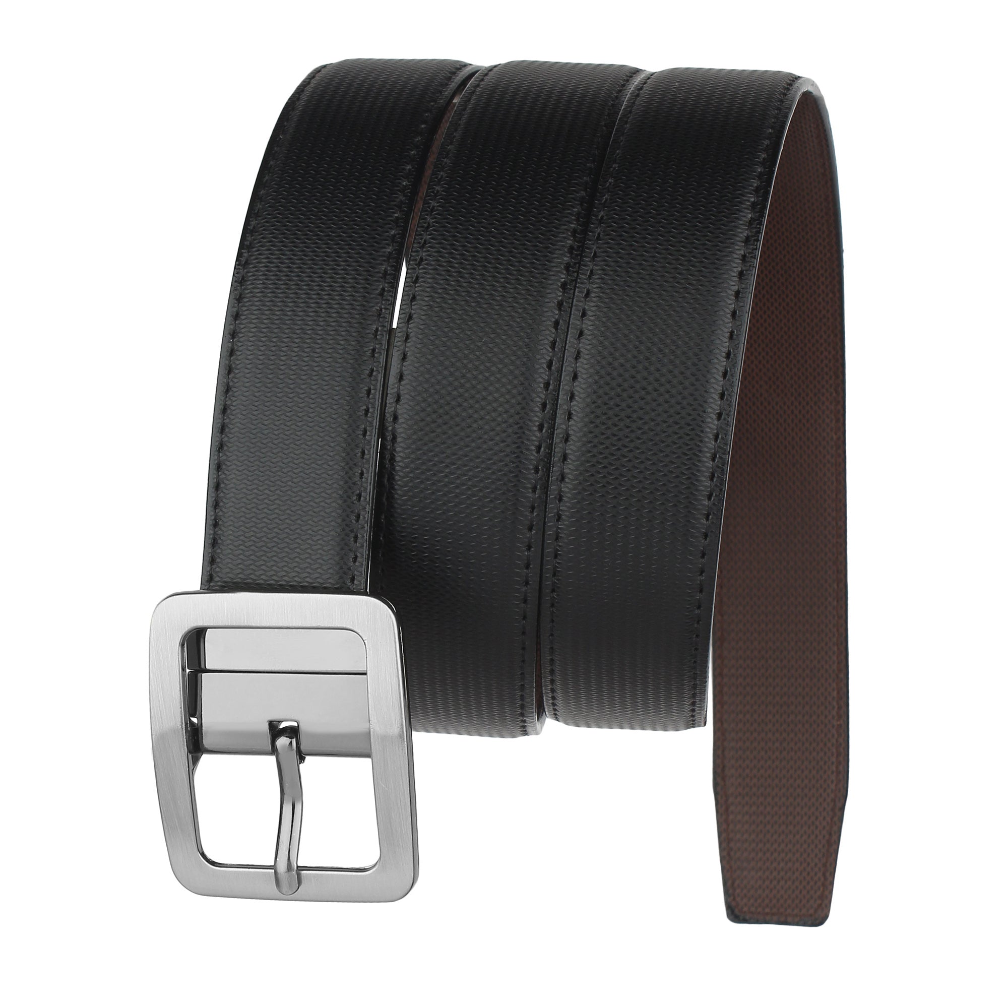 USL Men's PU Leather Reversible Belt