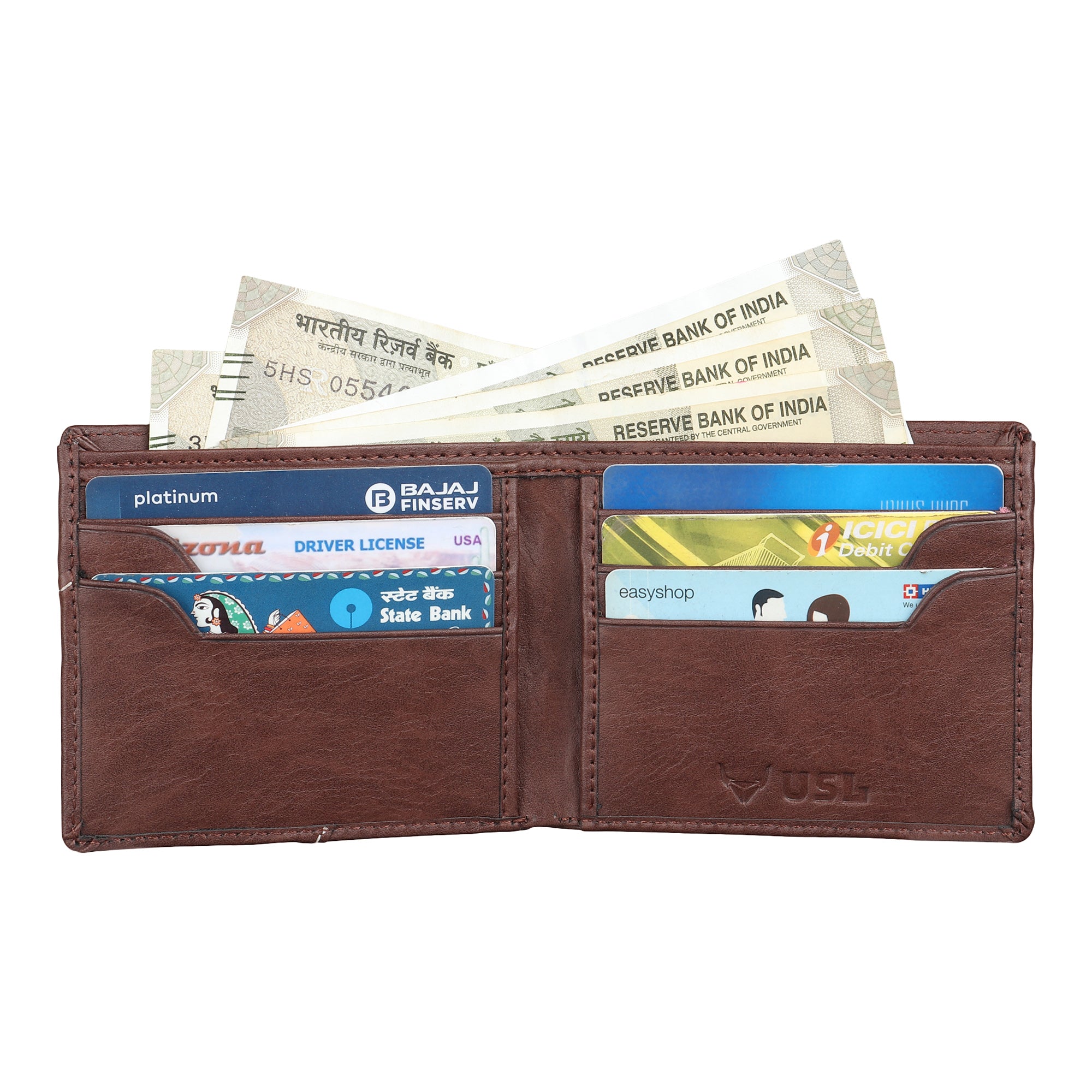 USL Eco-Friendly Faux Leather Wallet: Sustainable Sophistication