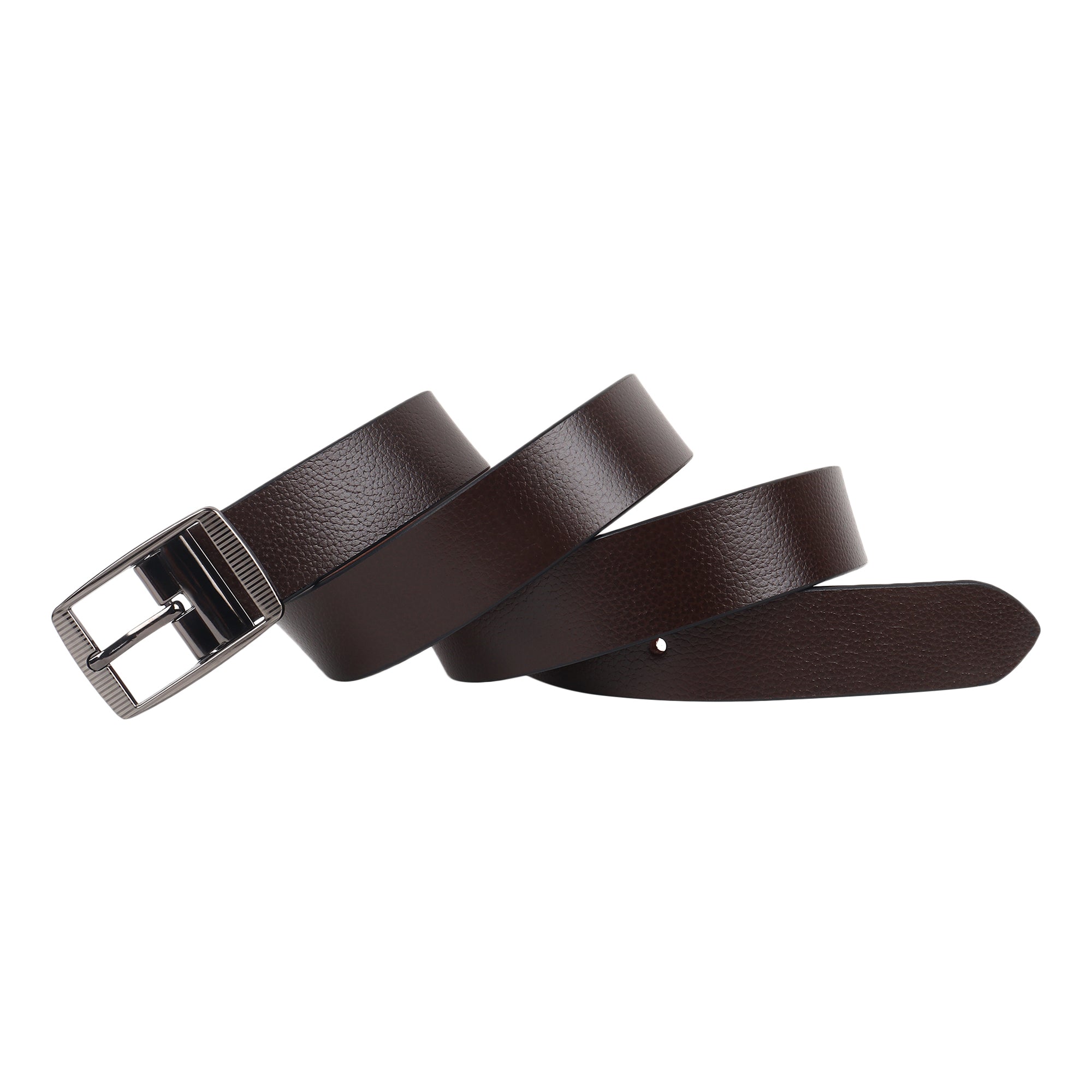 USL Men's Full Grain Genuine Leather Work Belt for Men - Leather with Heavy Buckle for Jeans